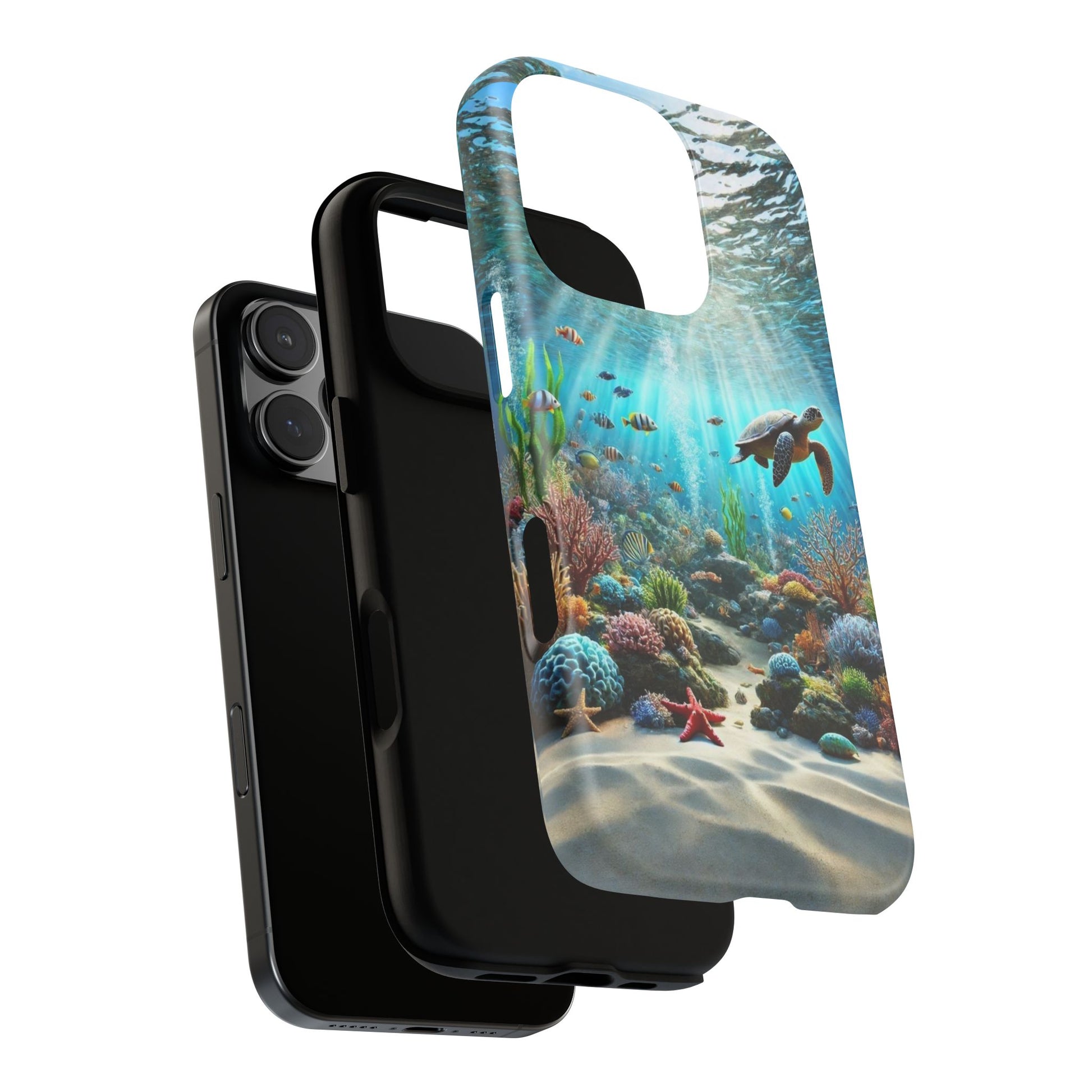 Under Sea Landscape Tough Cases for iPhones, Samsung, and Pixel