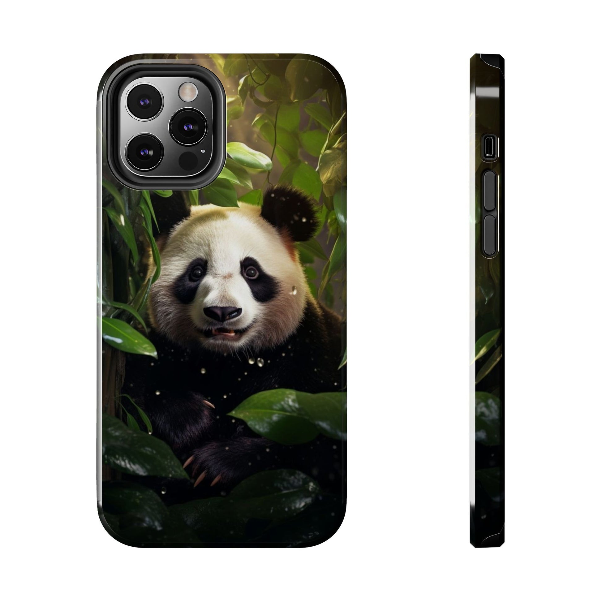 Smiling Panda Theme Phone Cases for iPhones & Samsung Phones