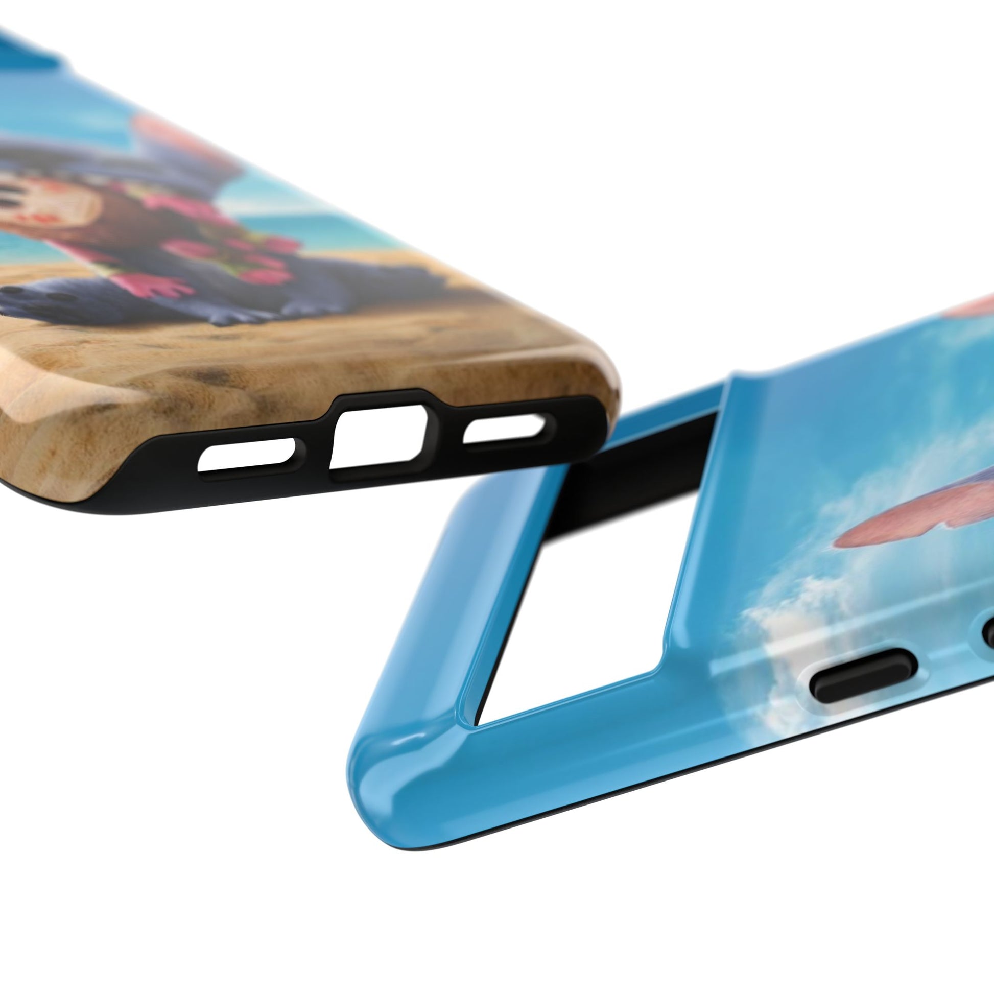 Stitch Beach Sunset Landscape Phone Case for iPhone, Samsung Galaxy, & Pixel Phones