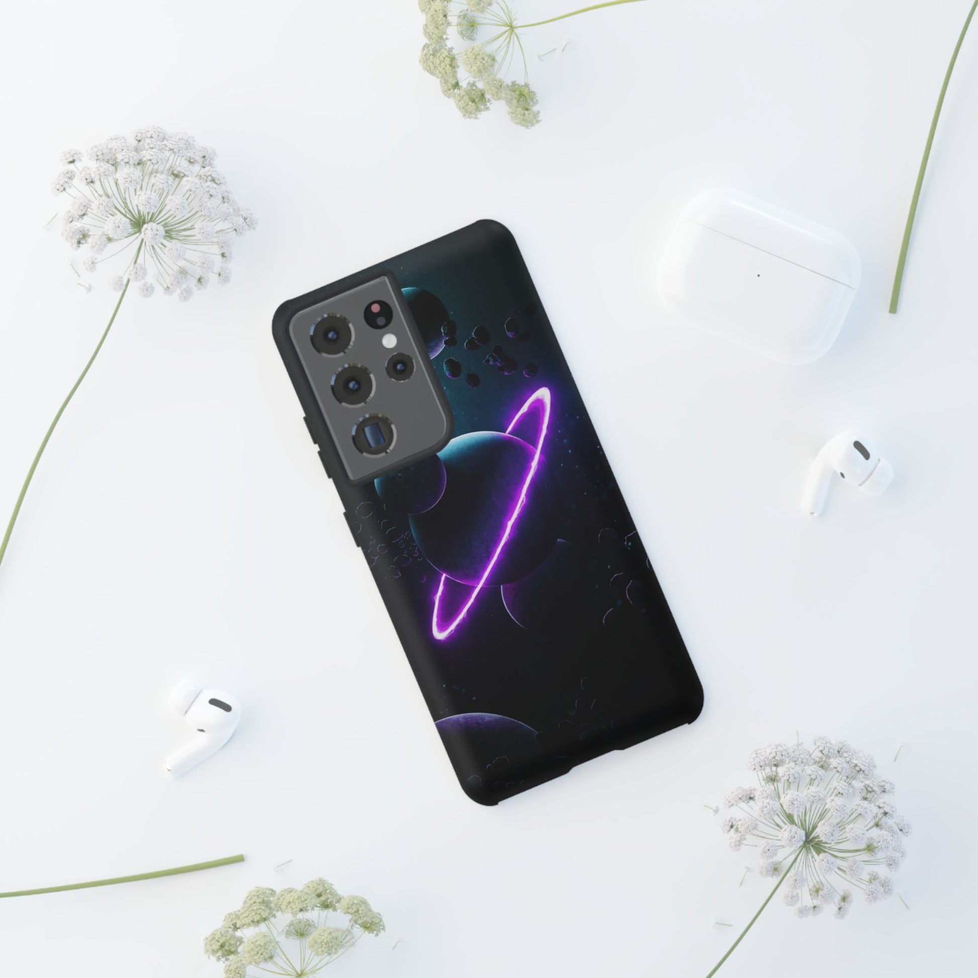 Space Themed Tough Cases for iPhones, Samsung, and Pixel