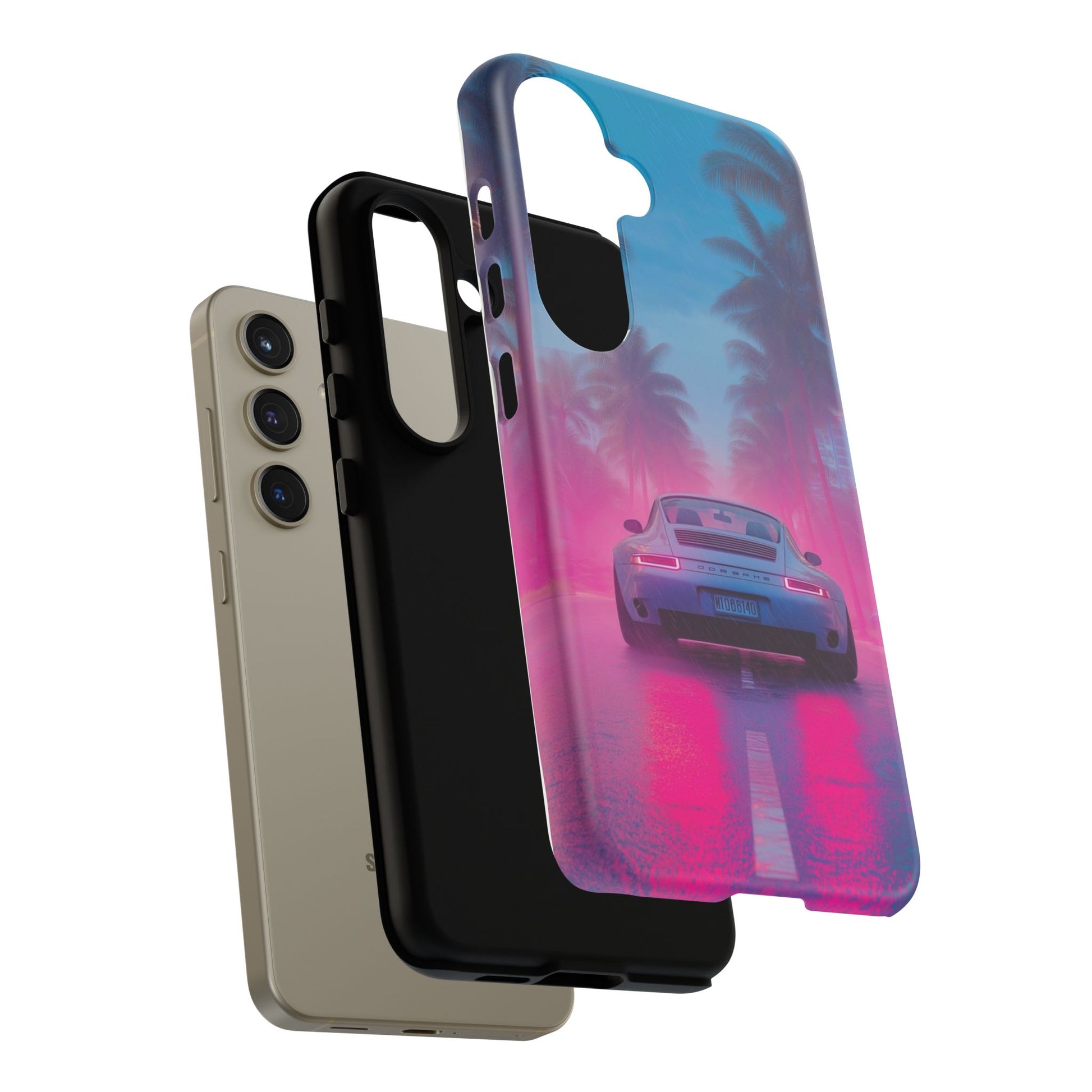 Miami Vice Porsche Phone Case for iPhone, Samsung Galaxy, & Pixel Phones
