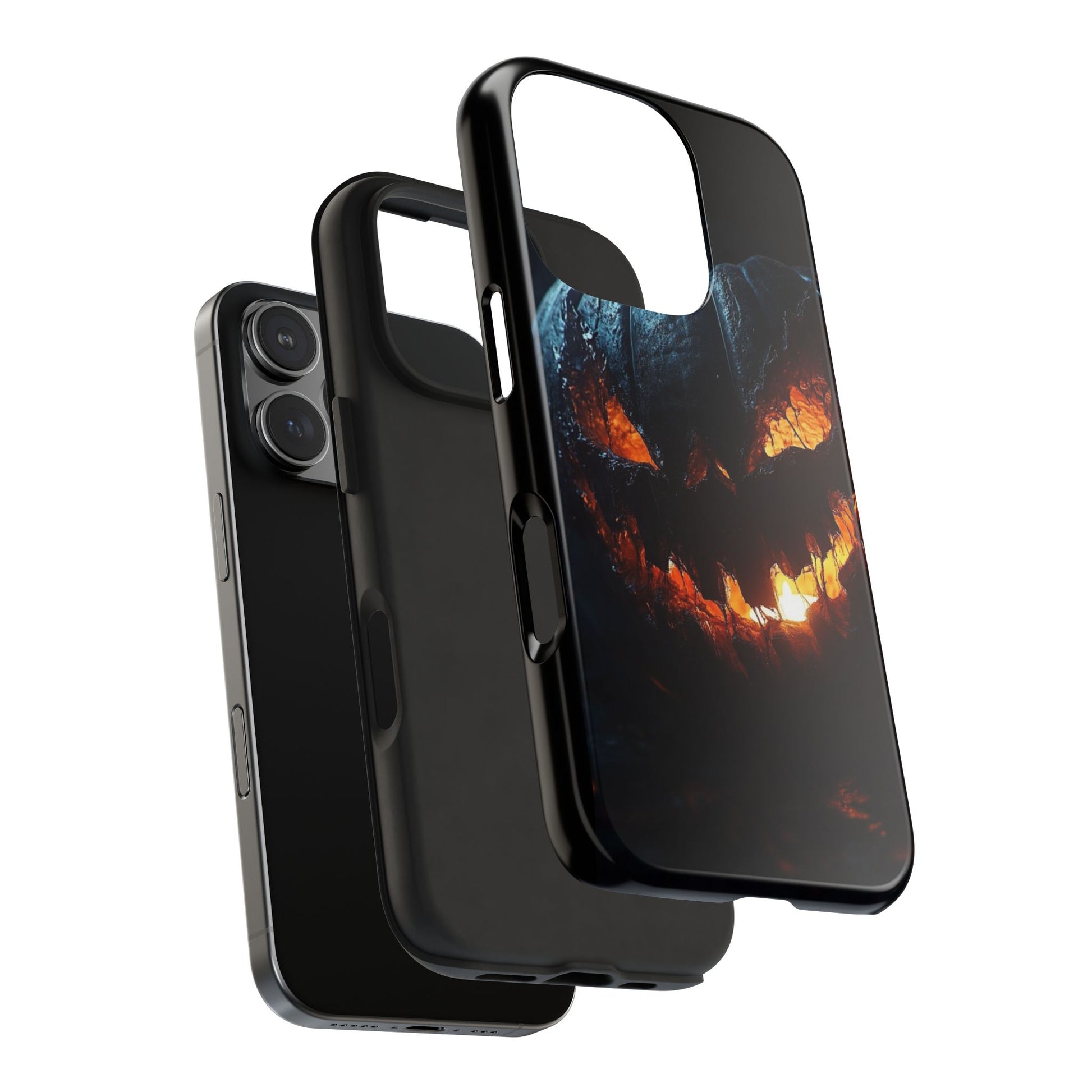 Scary Pumpkin Halloween Theme Phone Cases for iPhones & Samsung Phones