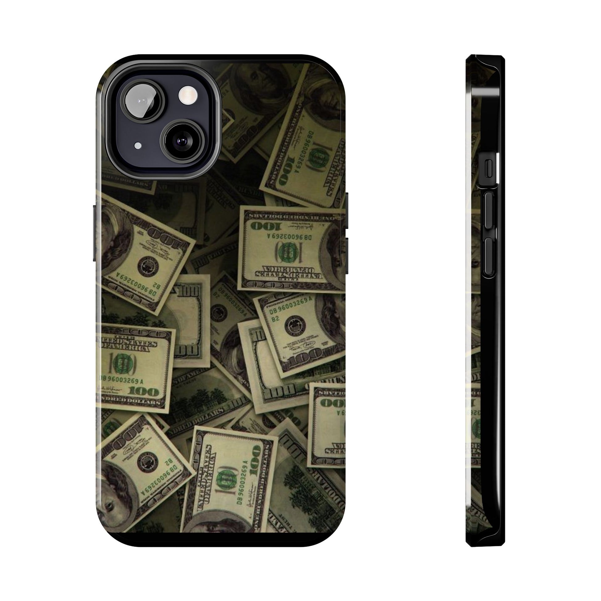 Money Pattern Print Theme Phone Case for iPhone & Samsung Galaxy Phones