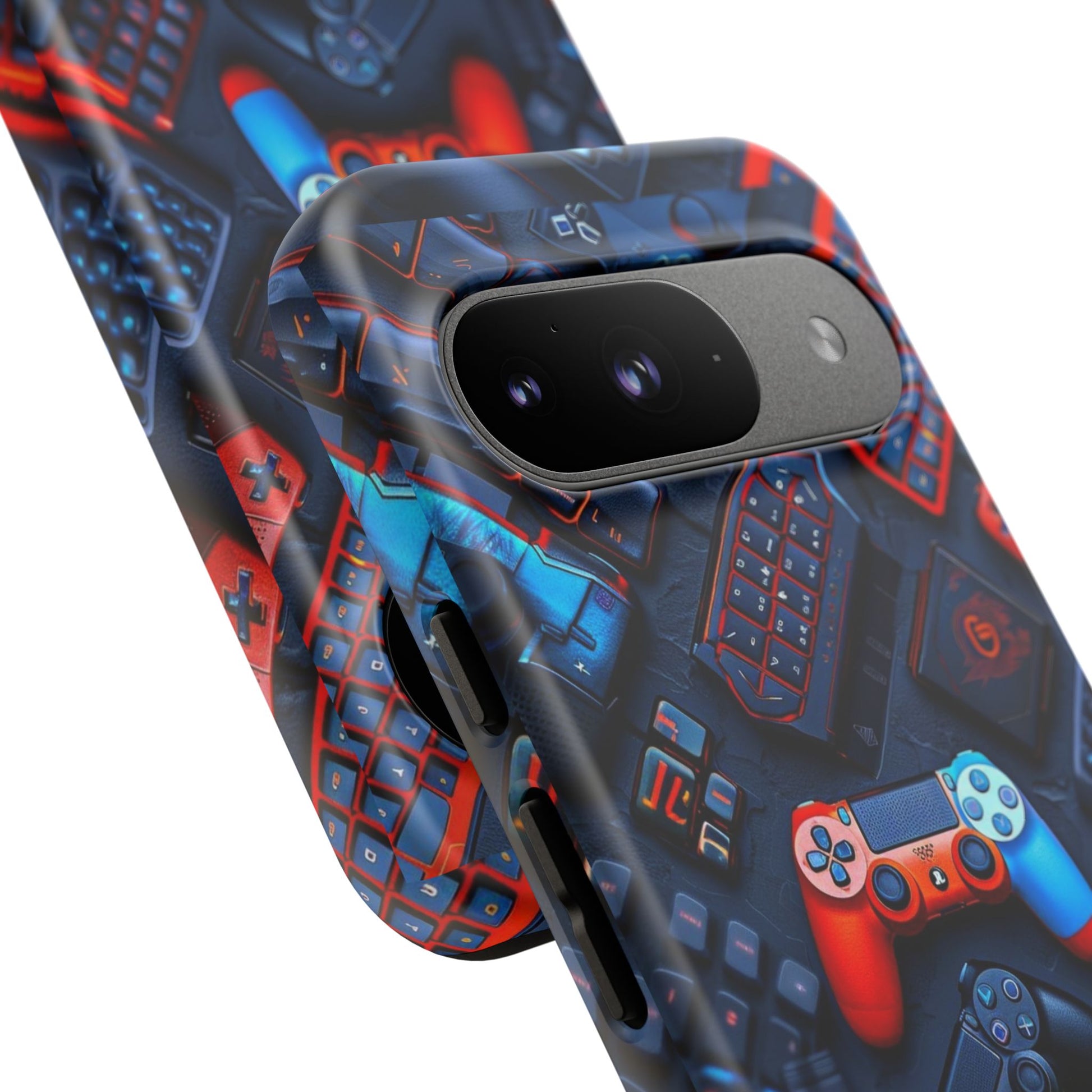 Gamer Themed Controllers Tough Cases for iPhones, Samsung, and Pixel