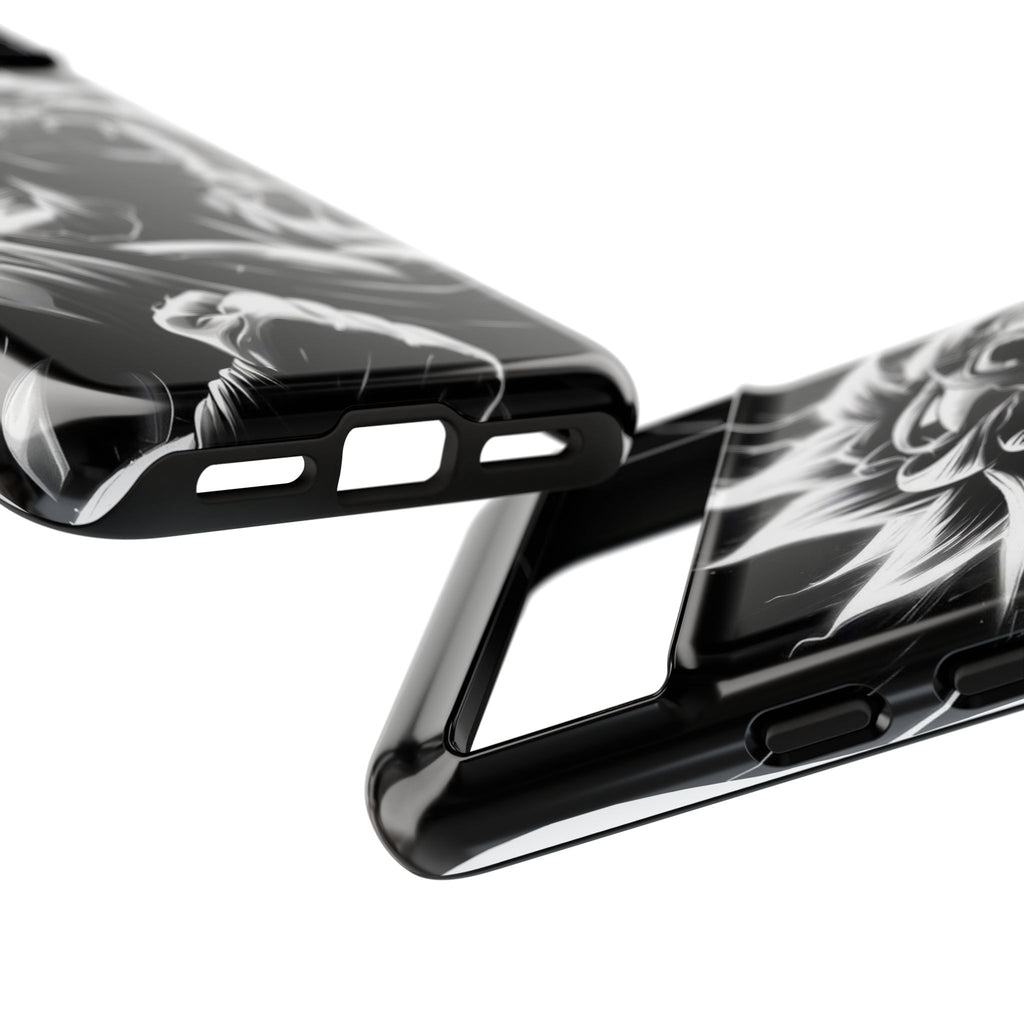 Anime Saiyan Rage Dragon ball Z Tough Cases for iPhones, Samsung, and Pixel