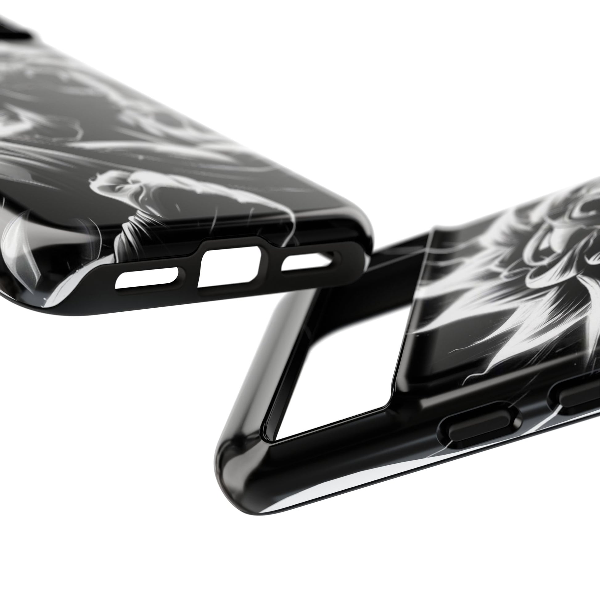 Anime Saiyan Rage Dragon ball Z Tough Cases for iPhones, Samsung, and Pixel