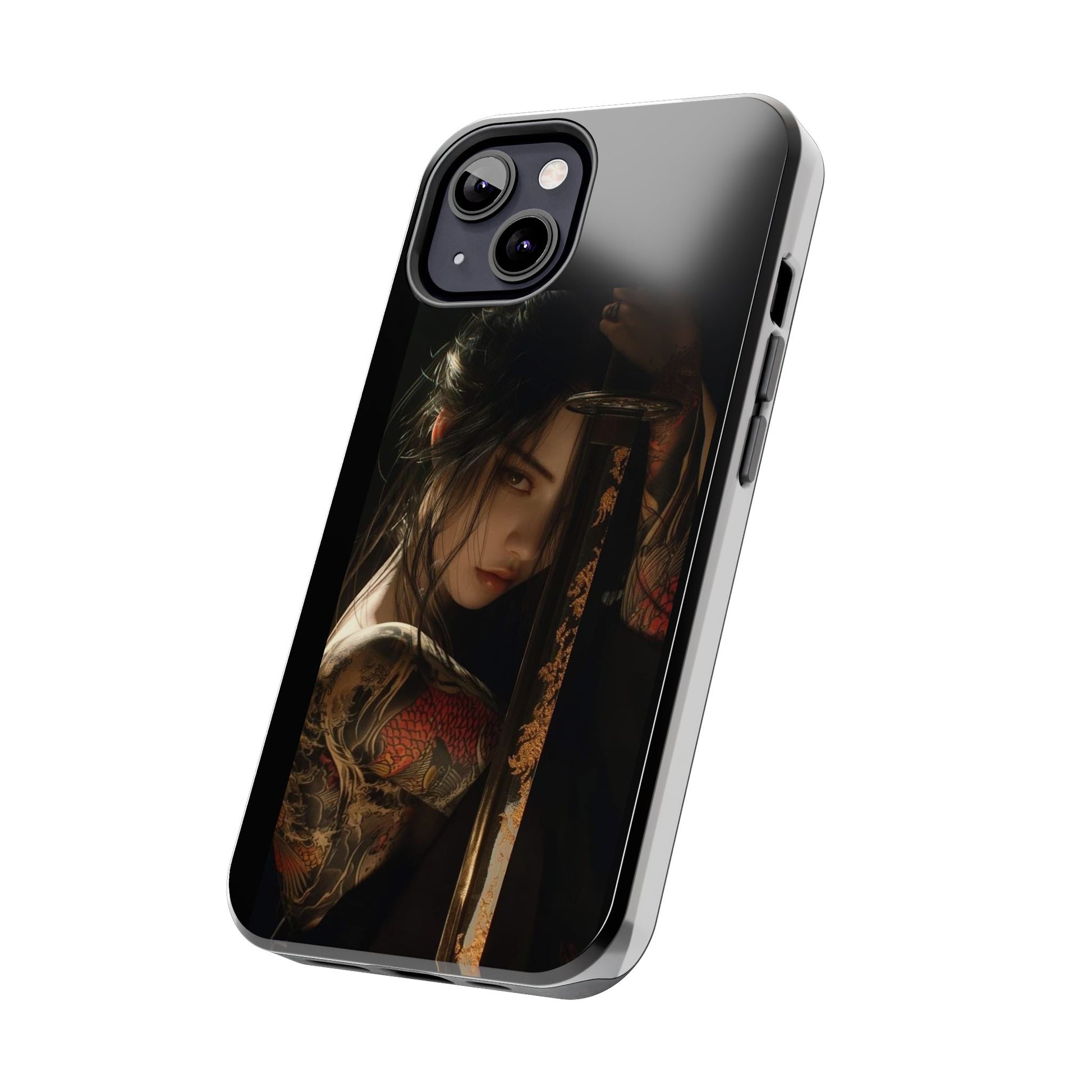 Samurai Female Warrior Design Phone Cases for iPhone & Samsung Galaxy Phones