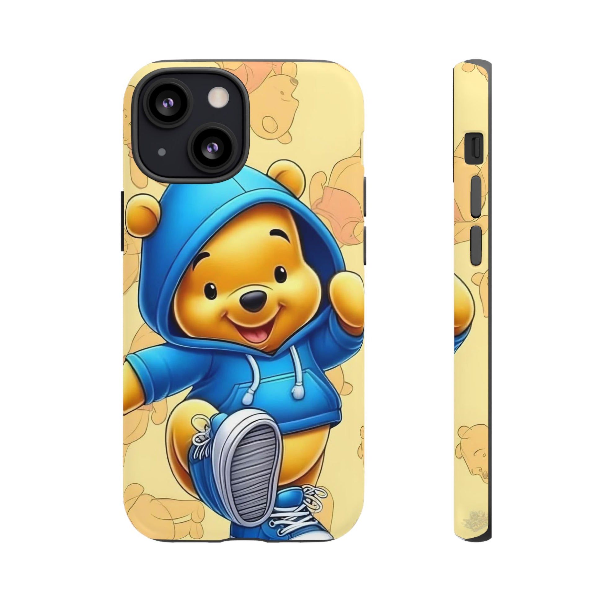 Cute Pooh Bear Phone Case, Tough Case