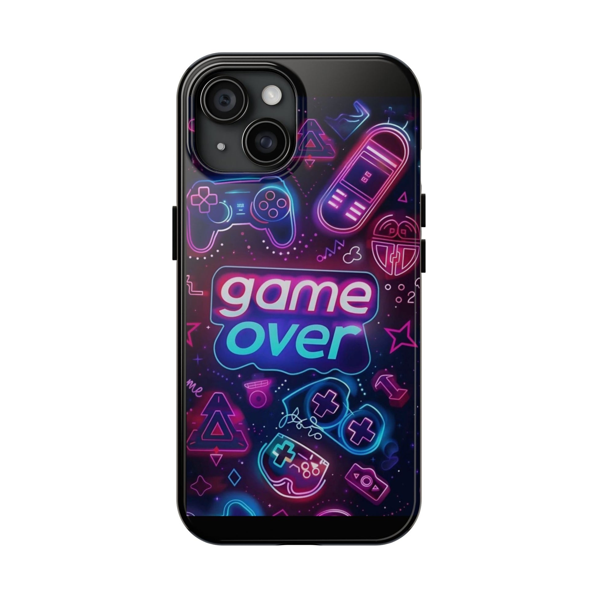 Game Over Gamer Themed Phone Cases for Iphones & Samsung Phones