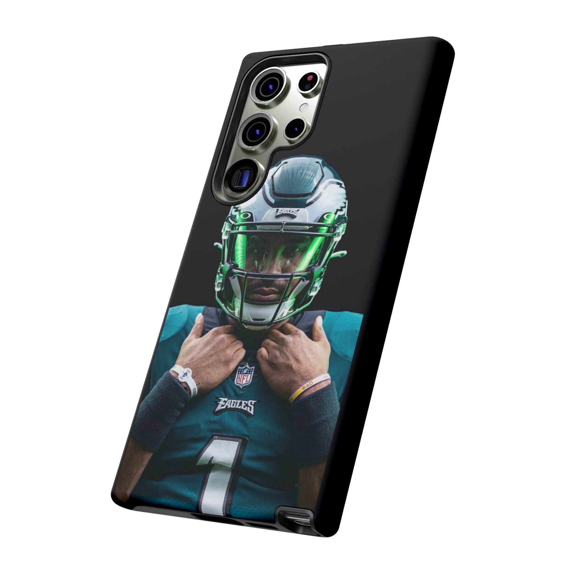Eagles Football Jalen Hurts Tough Cases for iPhones, Samsung, and Pixel