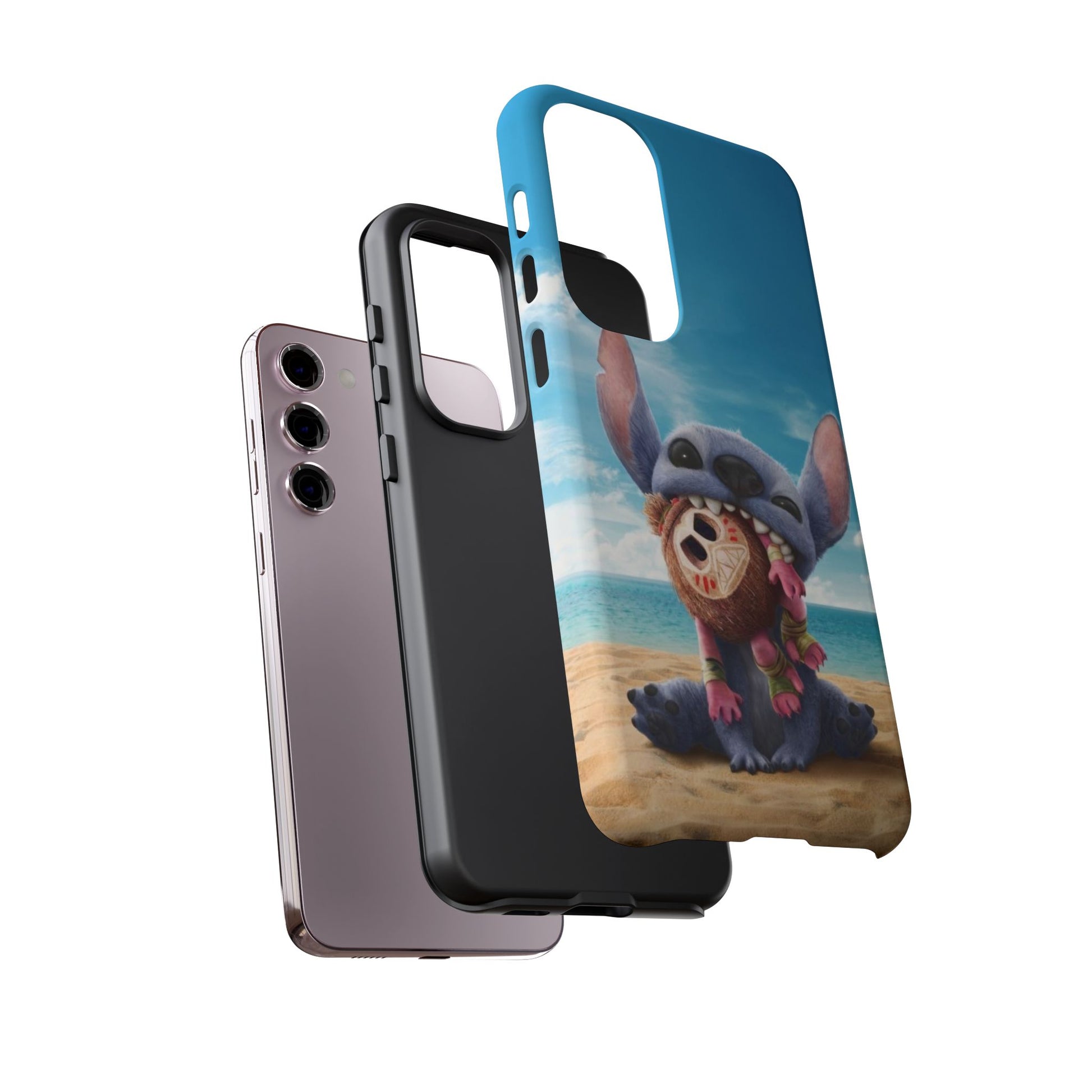 Stitch Beach Sunset Landscape Phone Case for iPhone, Samsung Galaxy, & Pixel Phones