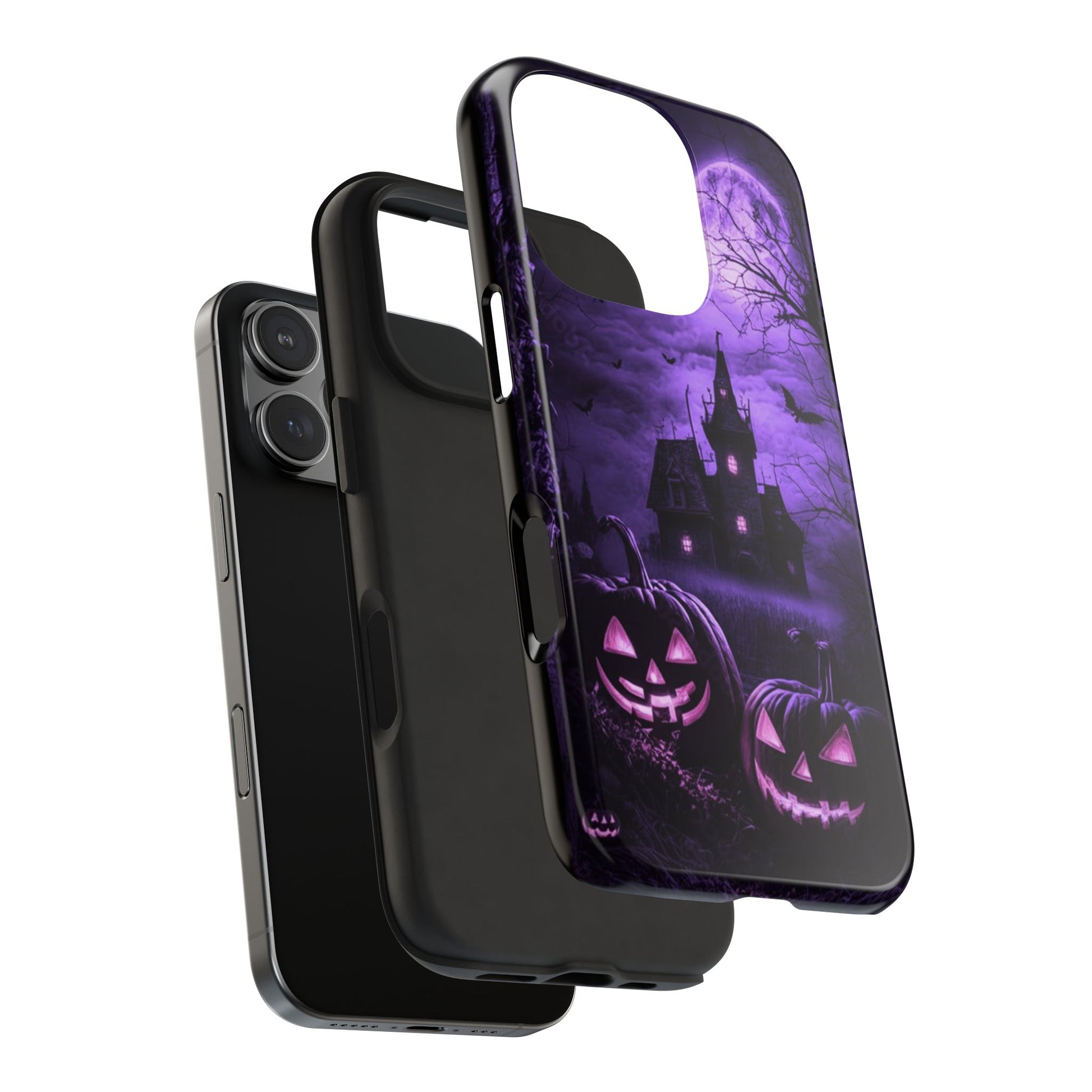Haunted House Halloween Theme Phone Cases for iPhones & Samsung Phones