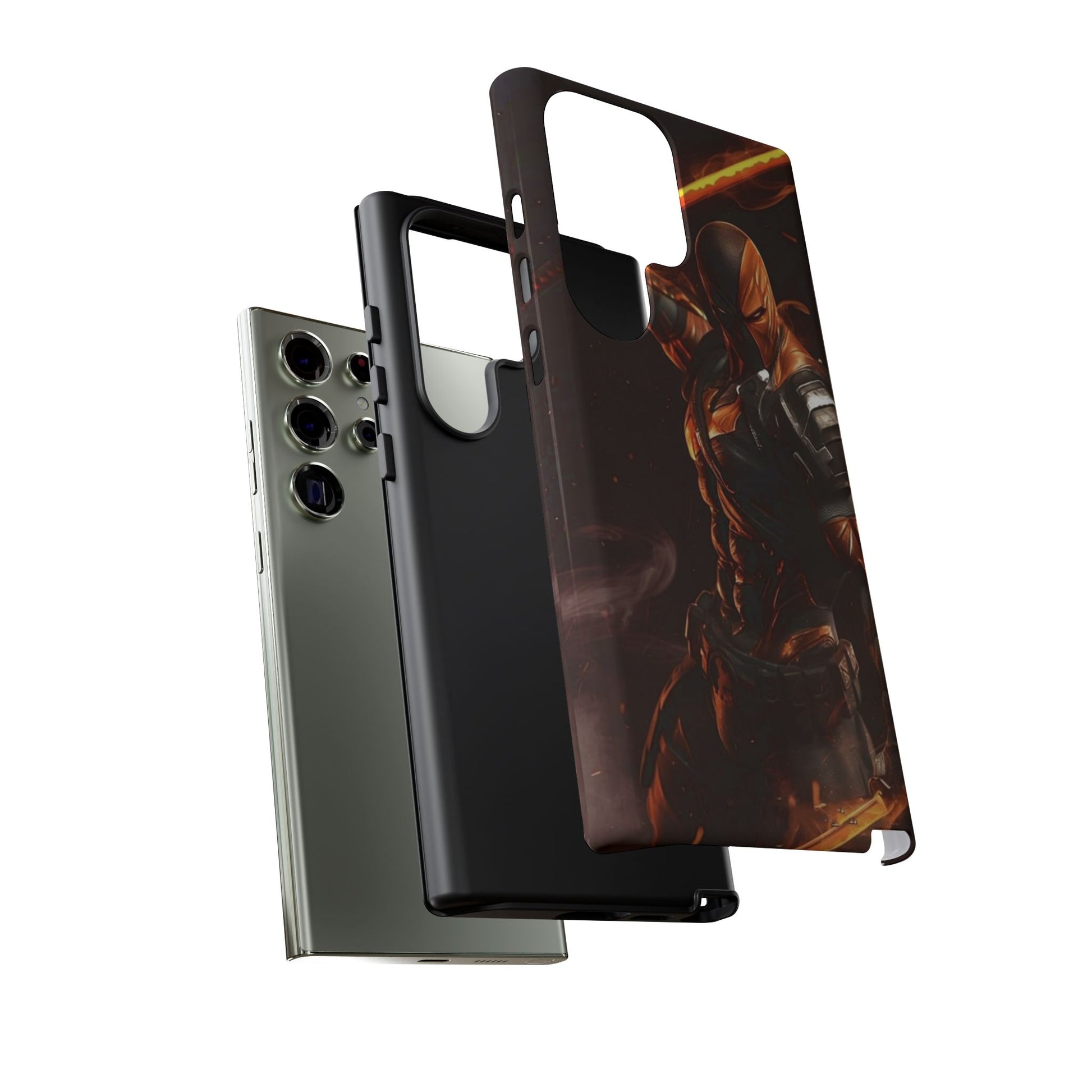 DC Comics Death Stroke Tough Cases for iPhones, Samsung, and Pixel