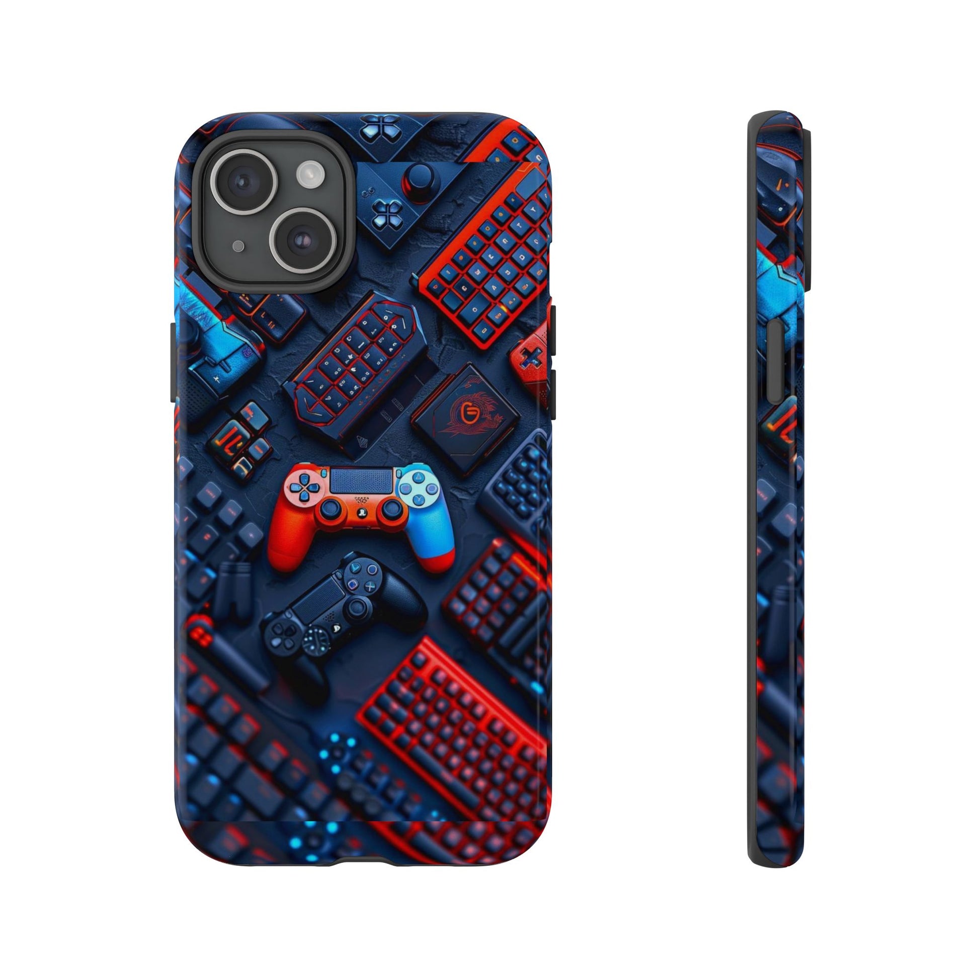 Gamer Themed Controllers Tough Cases for iPhones, Samsung, and Pixel