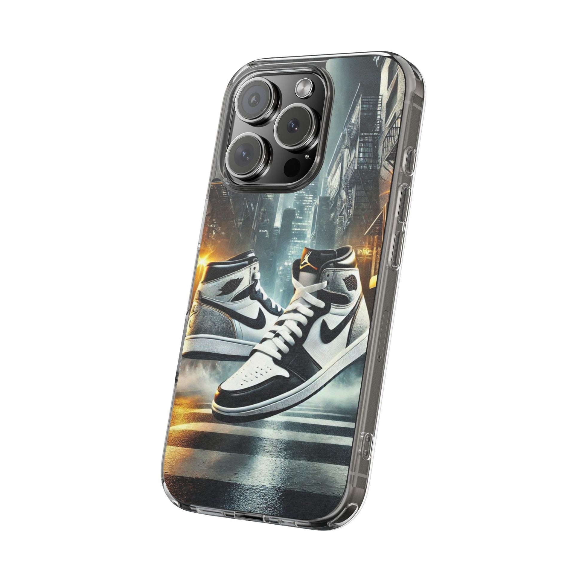 Black and White Basketball Sneakers Art Iphone and Samsung Protective case
