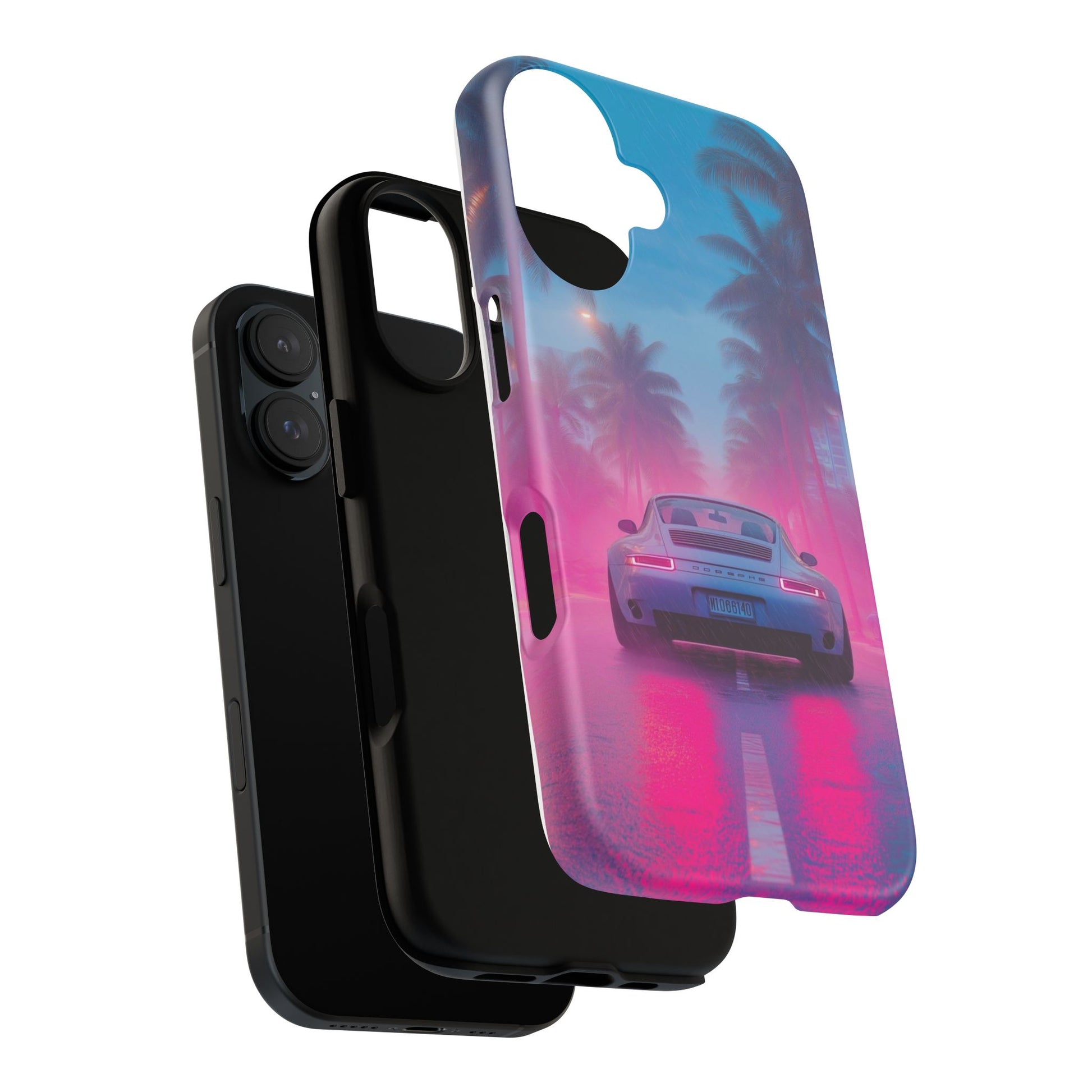 Miami Vice Porsche Phone Case for iPhone, Samsung Galaxy, & Pixel Phones