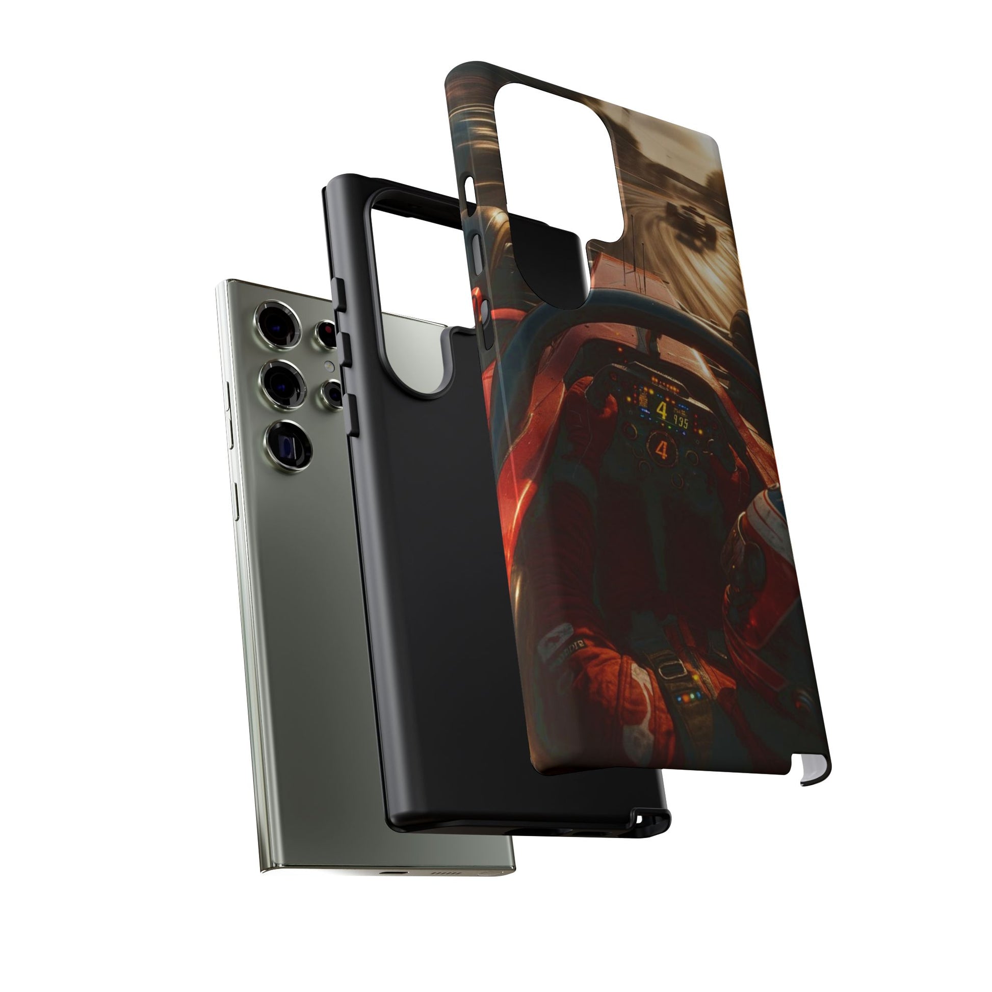 Formula 1 Cockpit Phone Case, Tough Cases for iPhones, Samsung, and Pixel