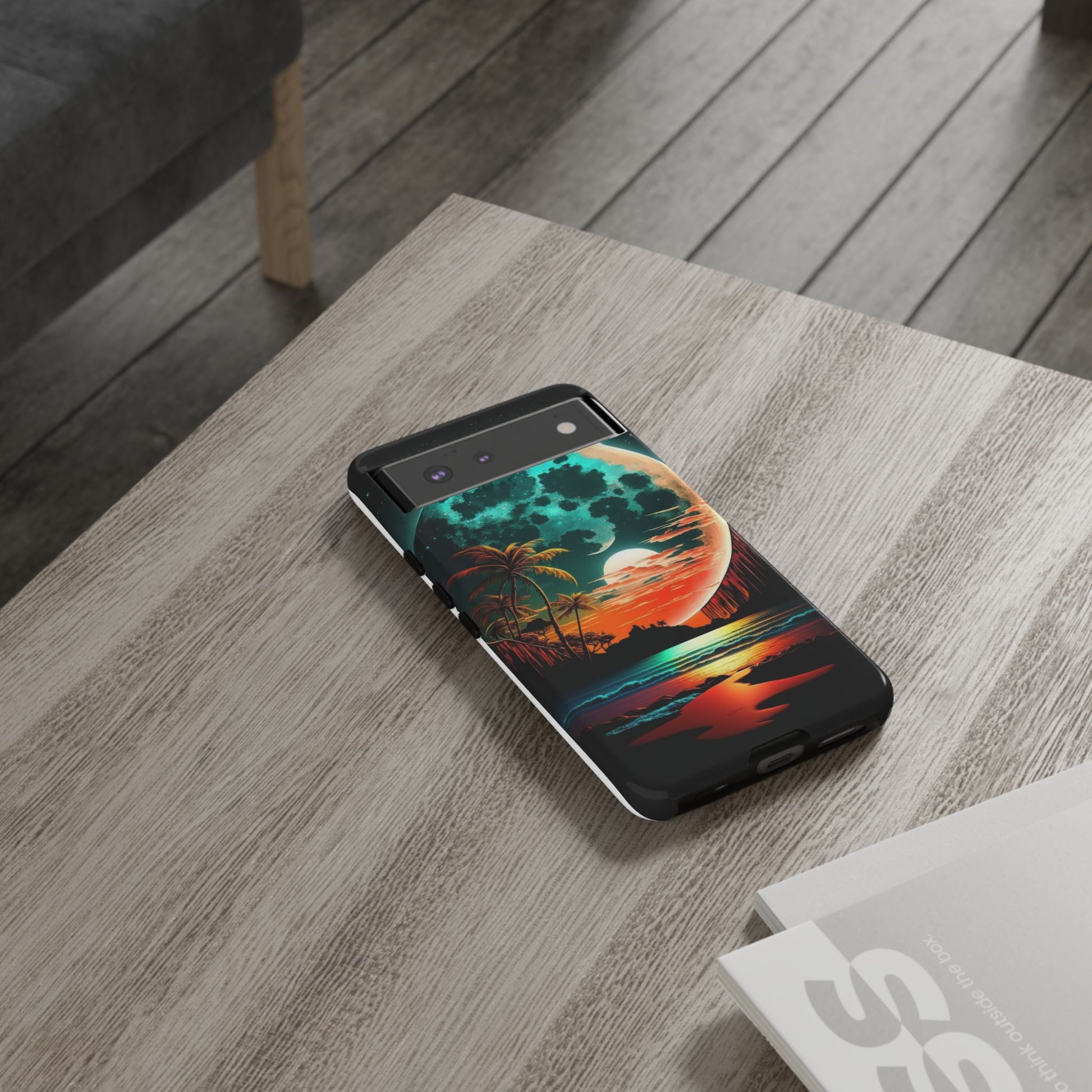 Fantasy Beach Sunset Landscape Phone Case for iPhone, Samsung Galaxy, & Pixel Phones