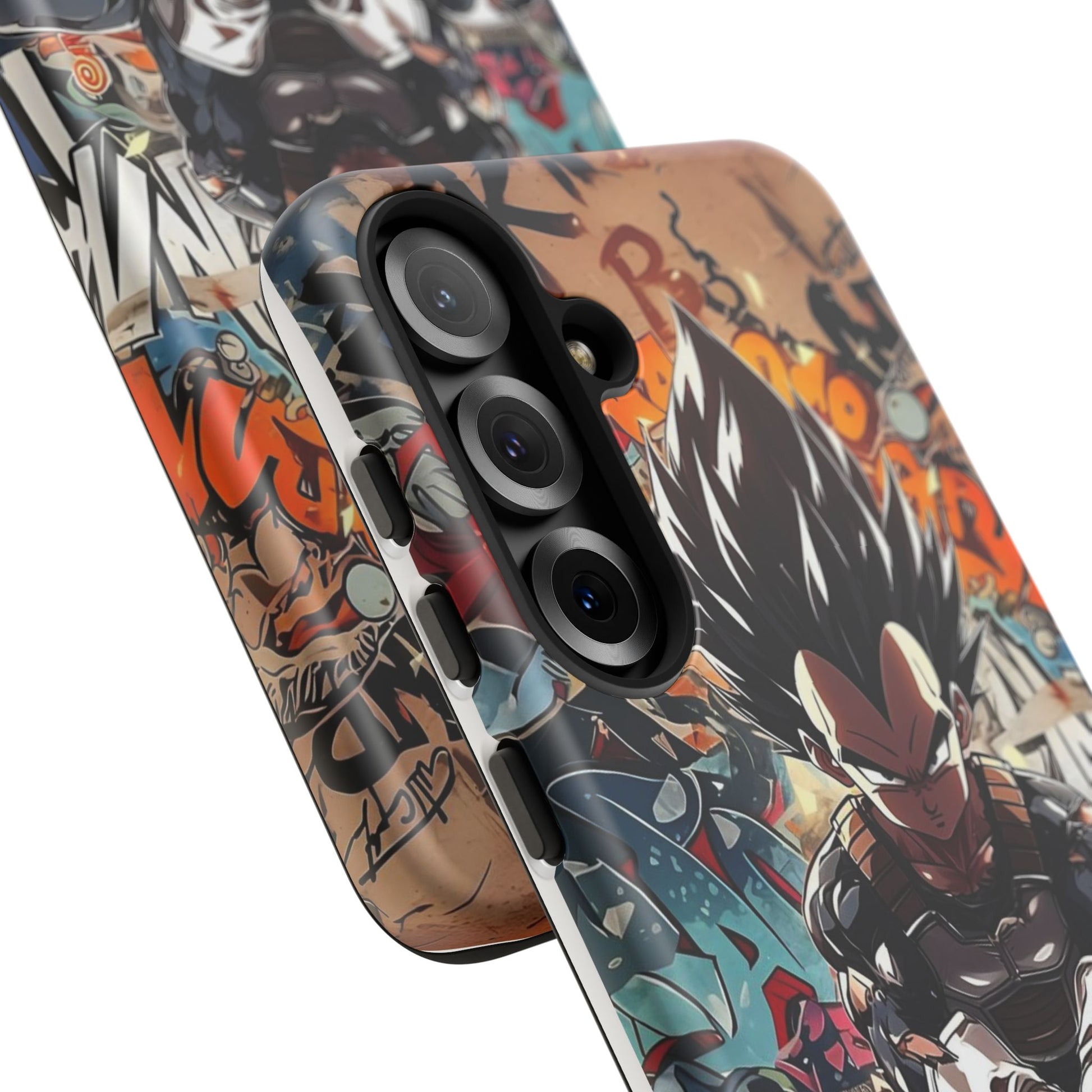 Anime Vegeta Dragon ball Z Tough Cases for iPhones, Samsung, and Pixel