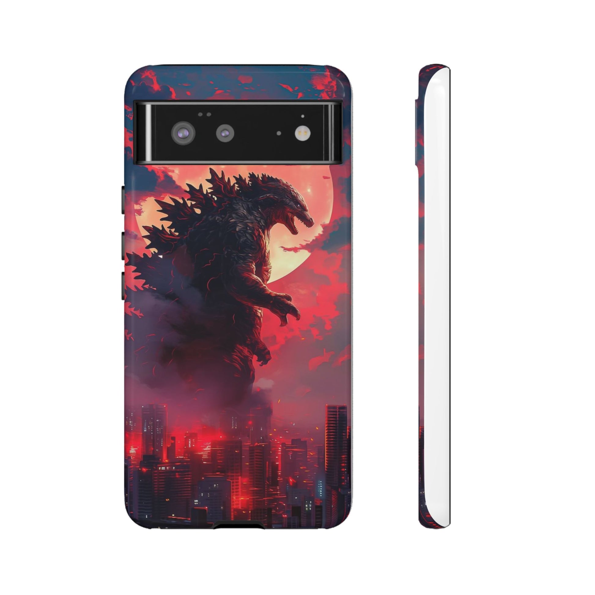 King of Monsters Godzilla Tough Phone Cases for iPhones, Samsung, and Pixel
