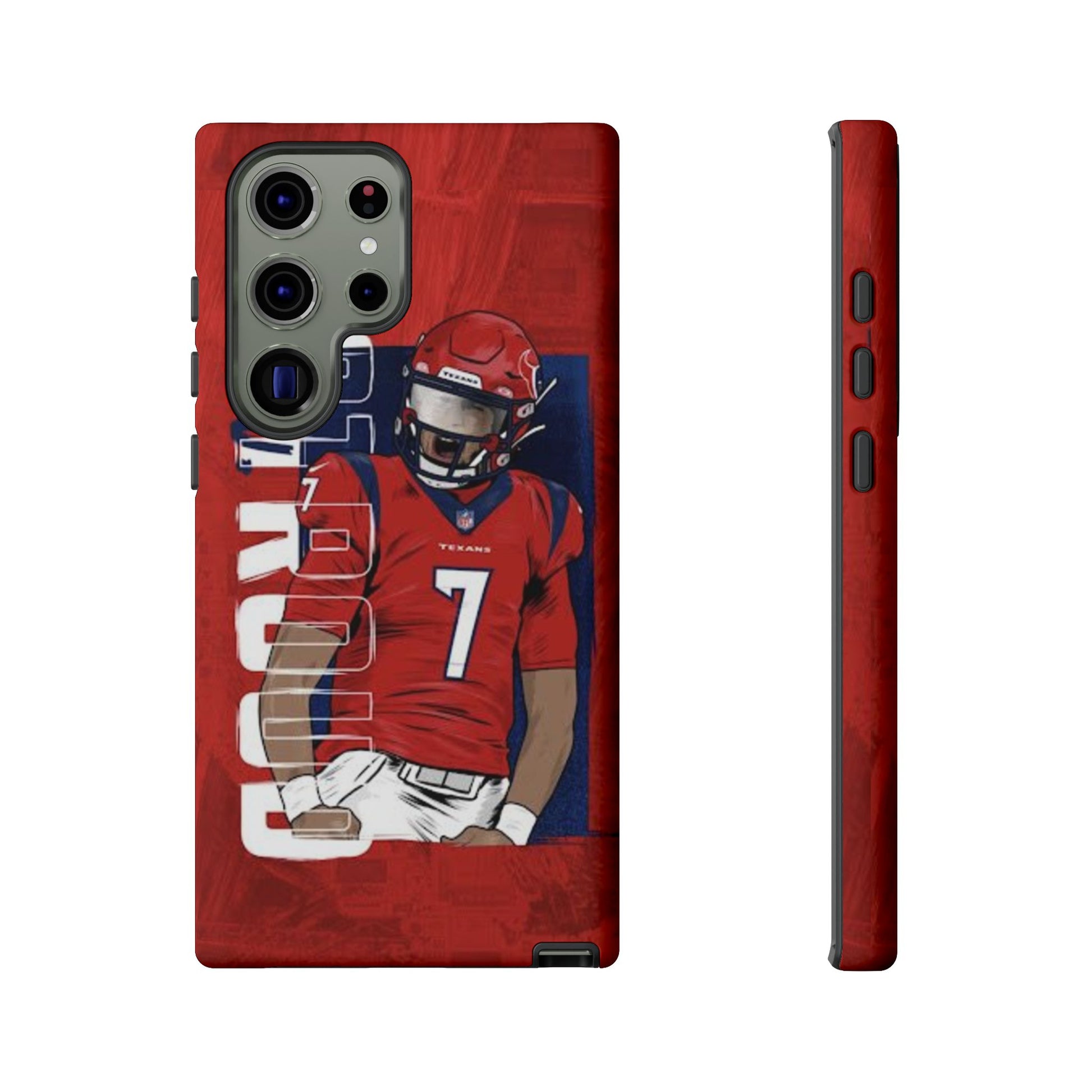 Houston Texans Football CJ Stroud Tough Cases for iPhones, Samsung, and Pixel
