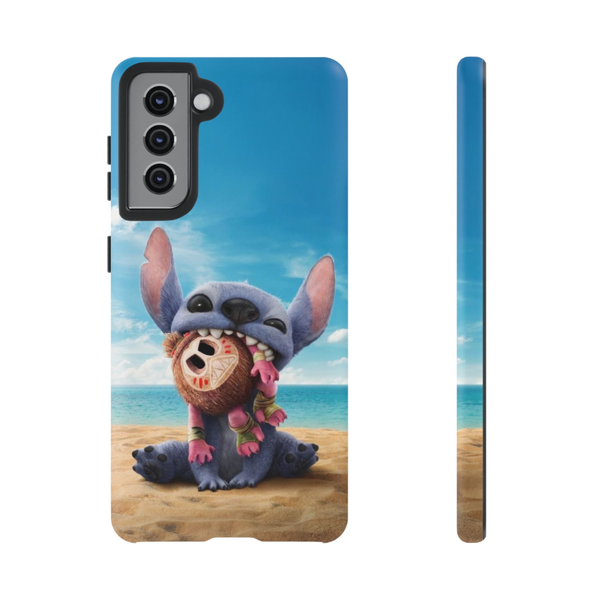 Stitch Beach Sunset Landscape Phone Case for iPhone, Samsung Galaxy, & Pixel Phones