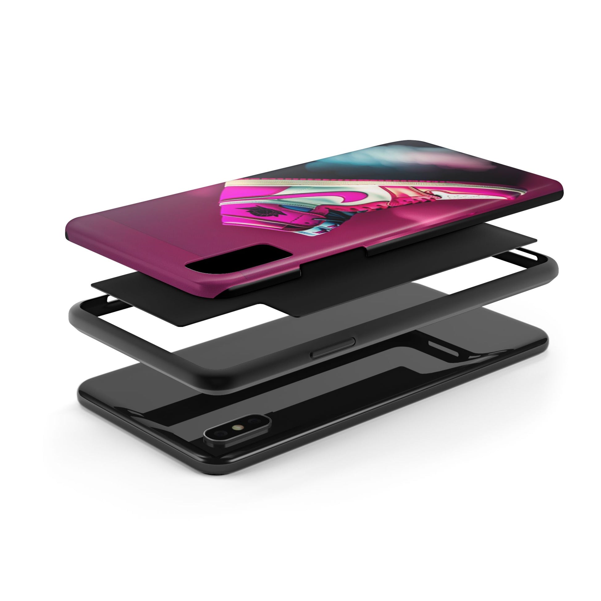 Pink Jordan Sneakers Phone Cases for iPhones & Samsung Phones