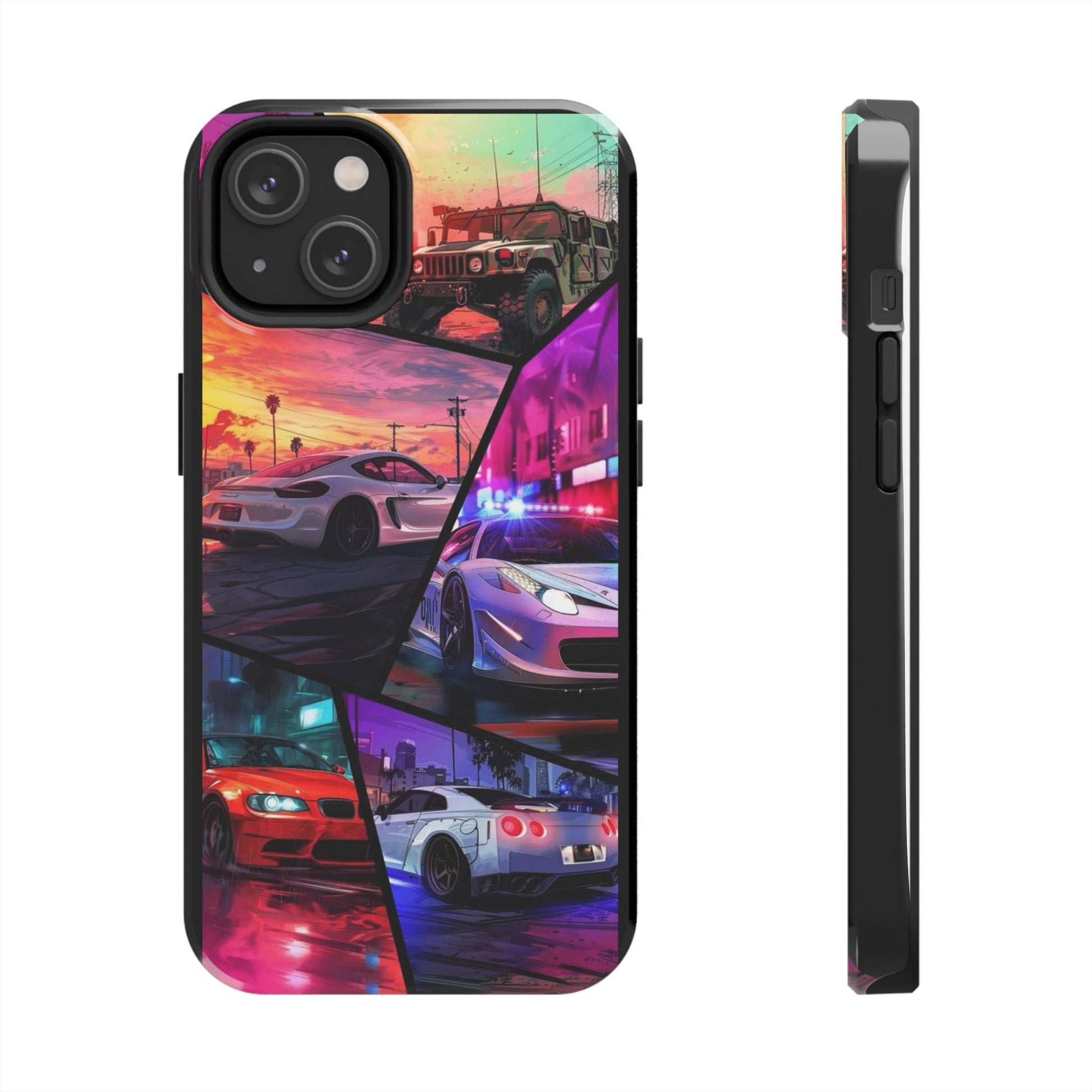 GTA Cars and Jeeps Inspired Tough 2 Piece Iphone & Samsung Durable Phone Case