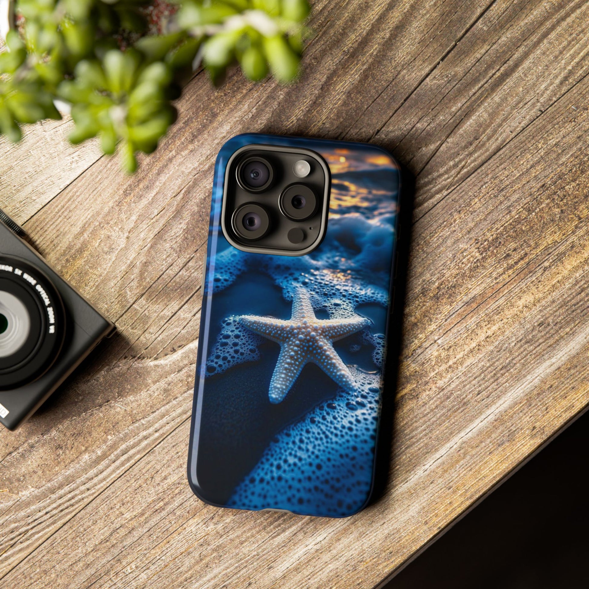 Starfish Beach Tough Cases for iPhones, Samsung, and Pixel