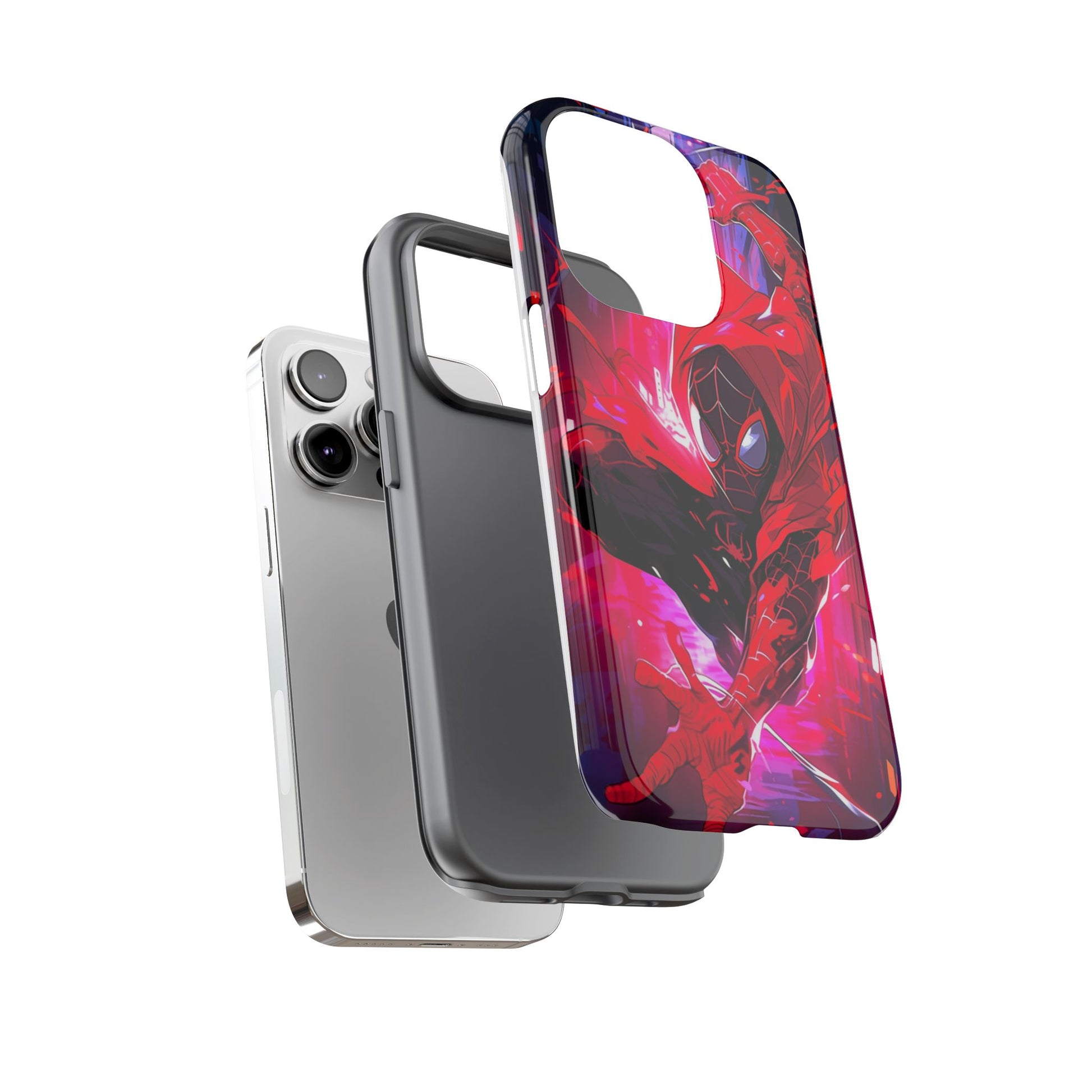 Miles Morales Spiderman Phone Case, Tough Cases for iPhones, Samsung, and Pixel