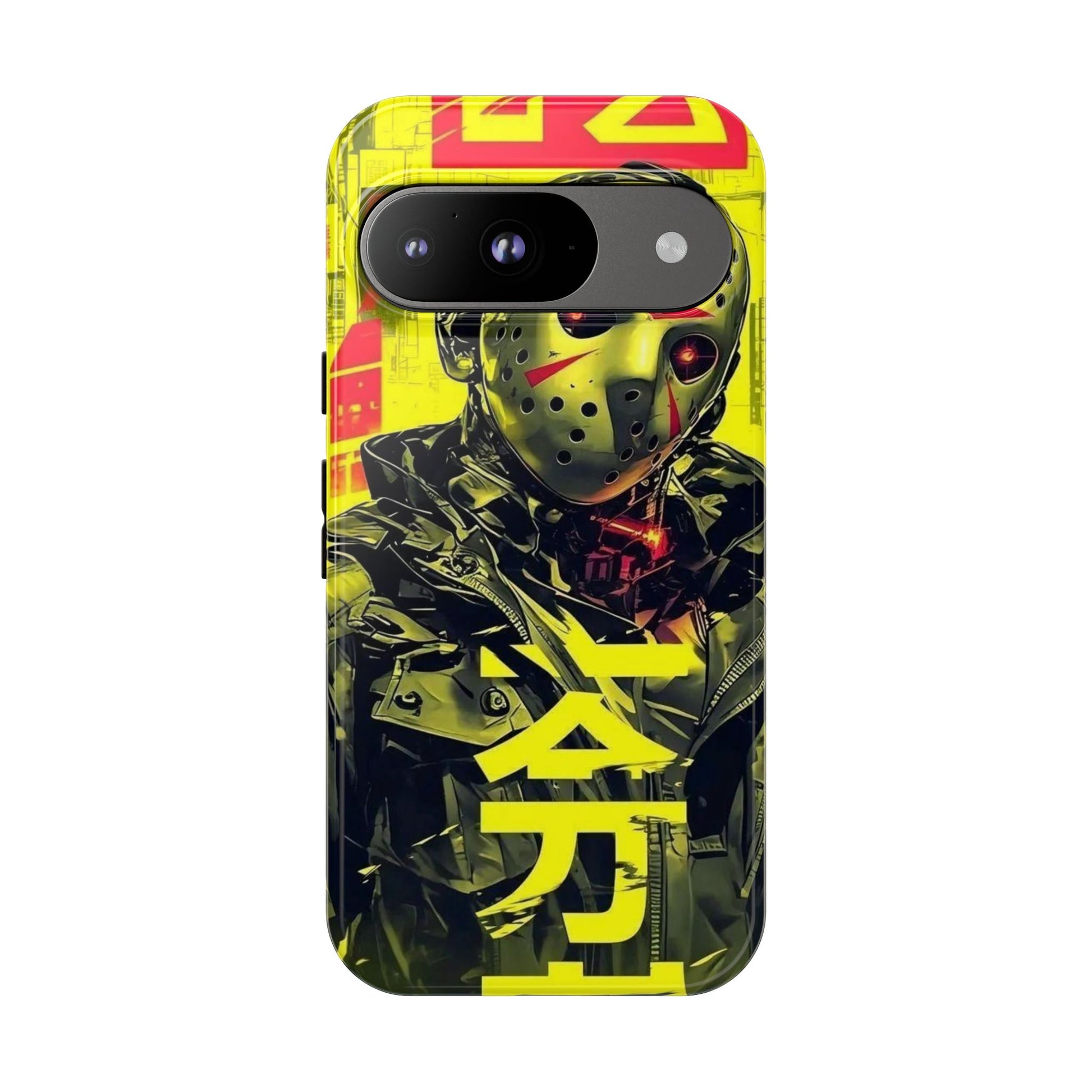 Cyberpunk X Jason Voorhees Tough Cases for iPhones, Samsung, and Pixel
