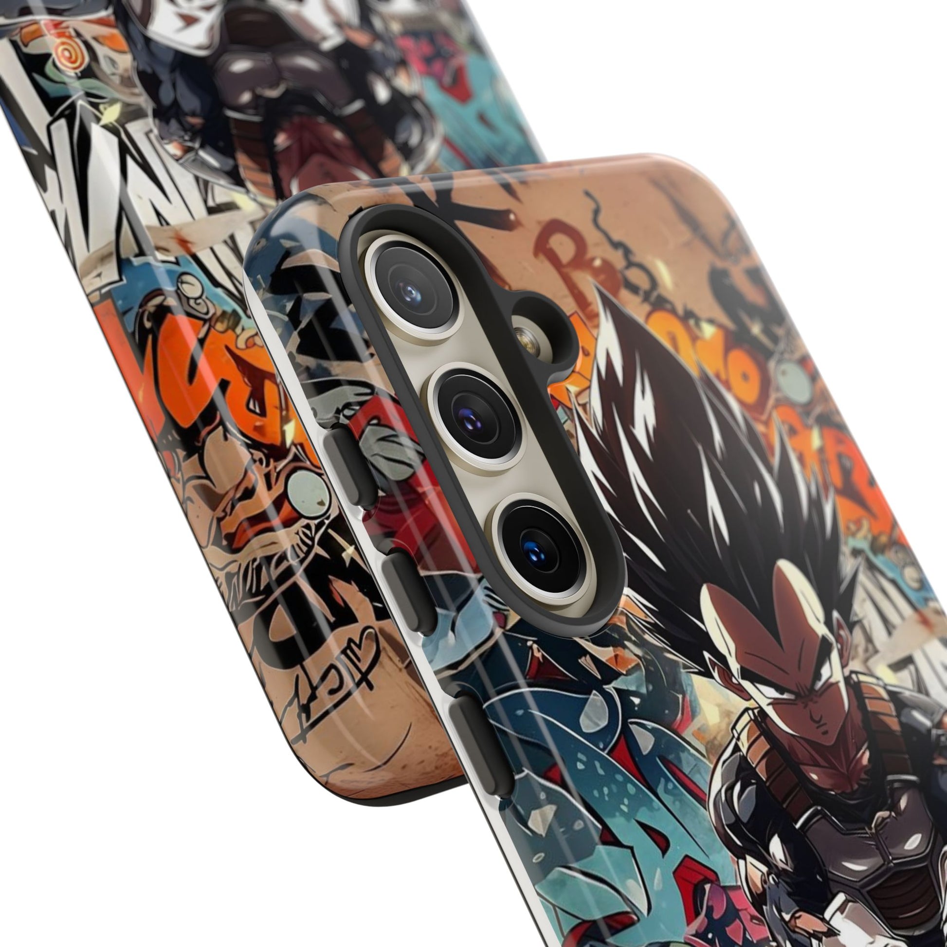 Anime Vegeta Dragon ball Z Tough Cases for iPhones, Samsung, and Pixel