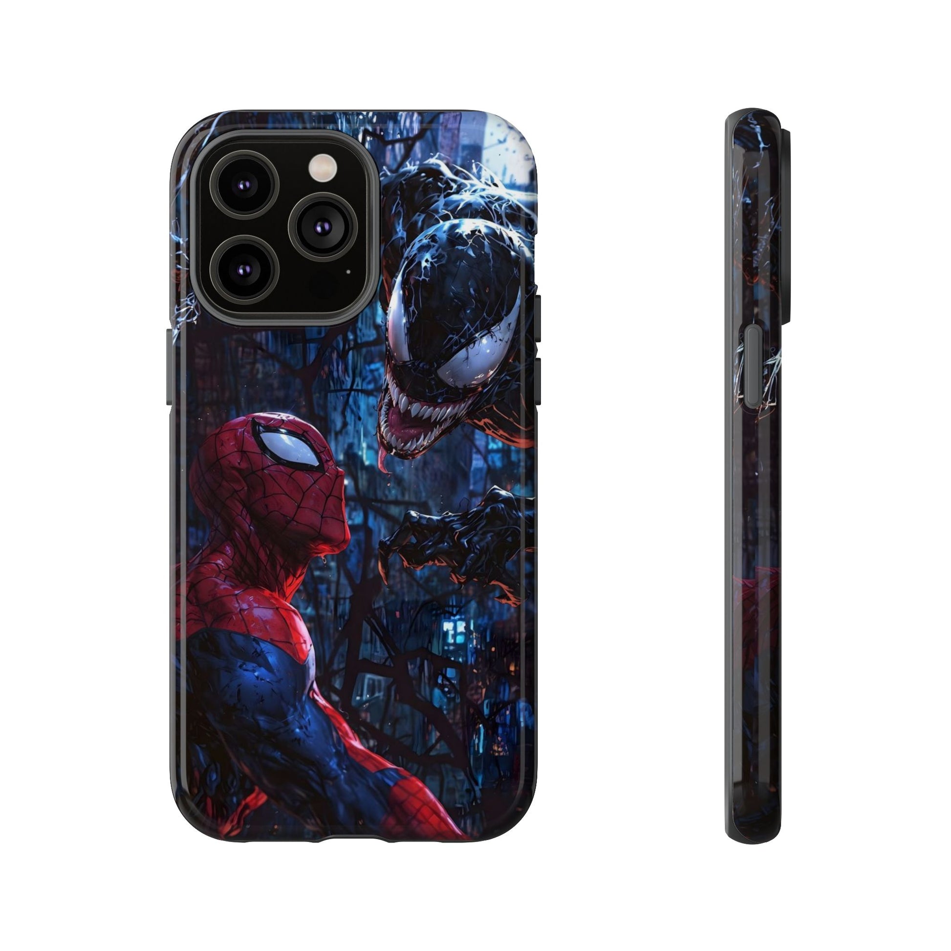 Venom x Spiderman Phone Case, Tough Cases for iPhones, Samsung, and Pixel