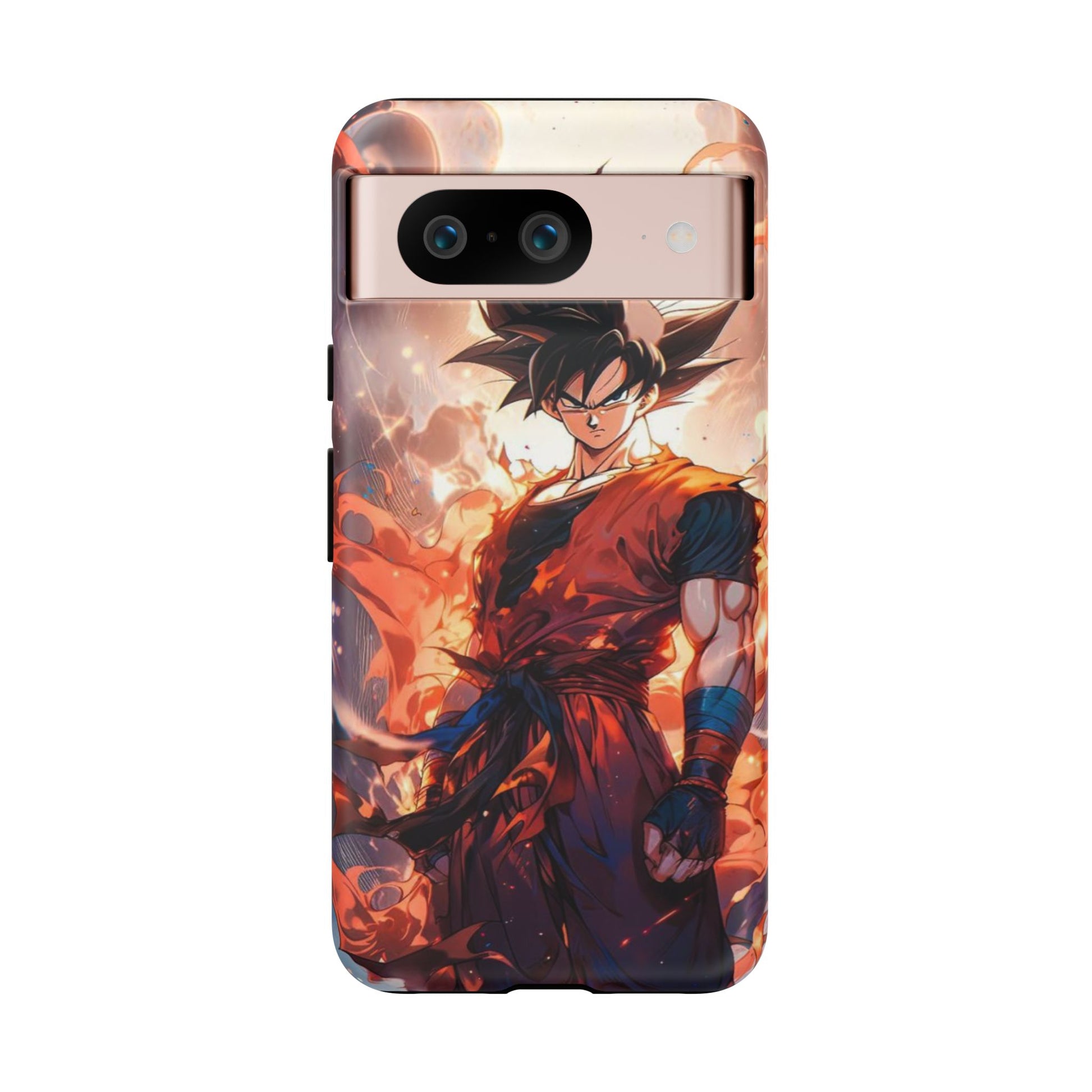 Anime Manga Dragon Ball Z Goku Tough Cases for iPhones, Samsung, and Pixel