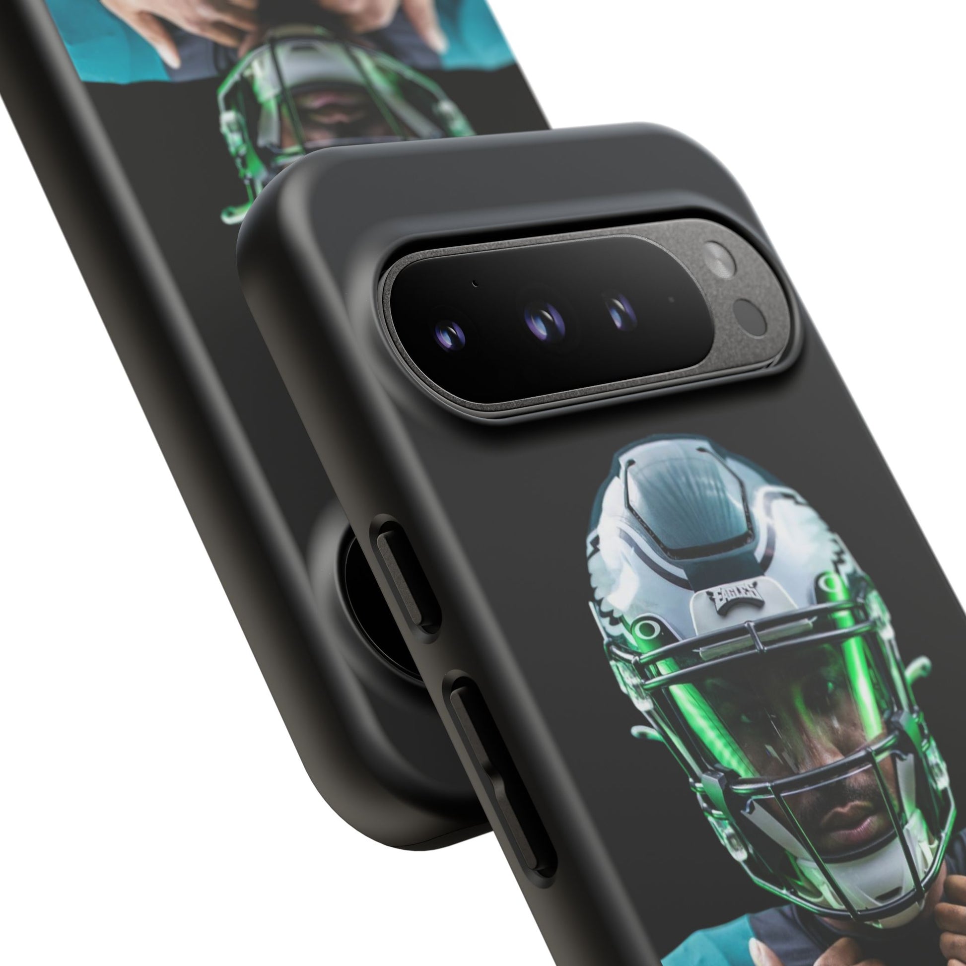 Eagles Football Jalen Hurts Tough Cases for iPhones, Samsung, and Pixel
