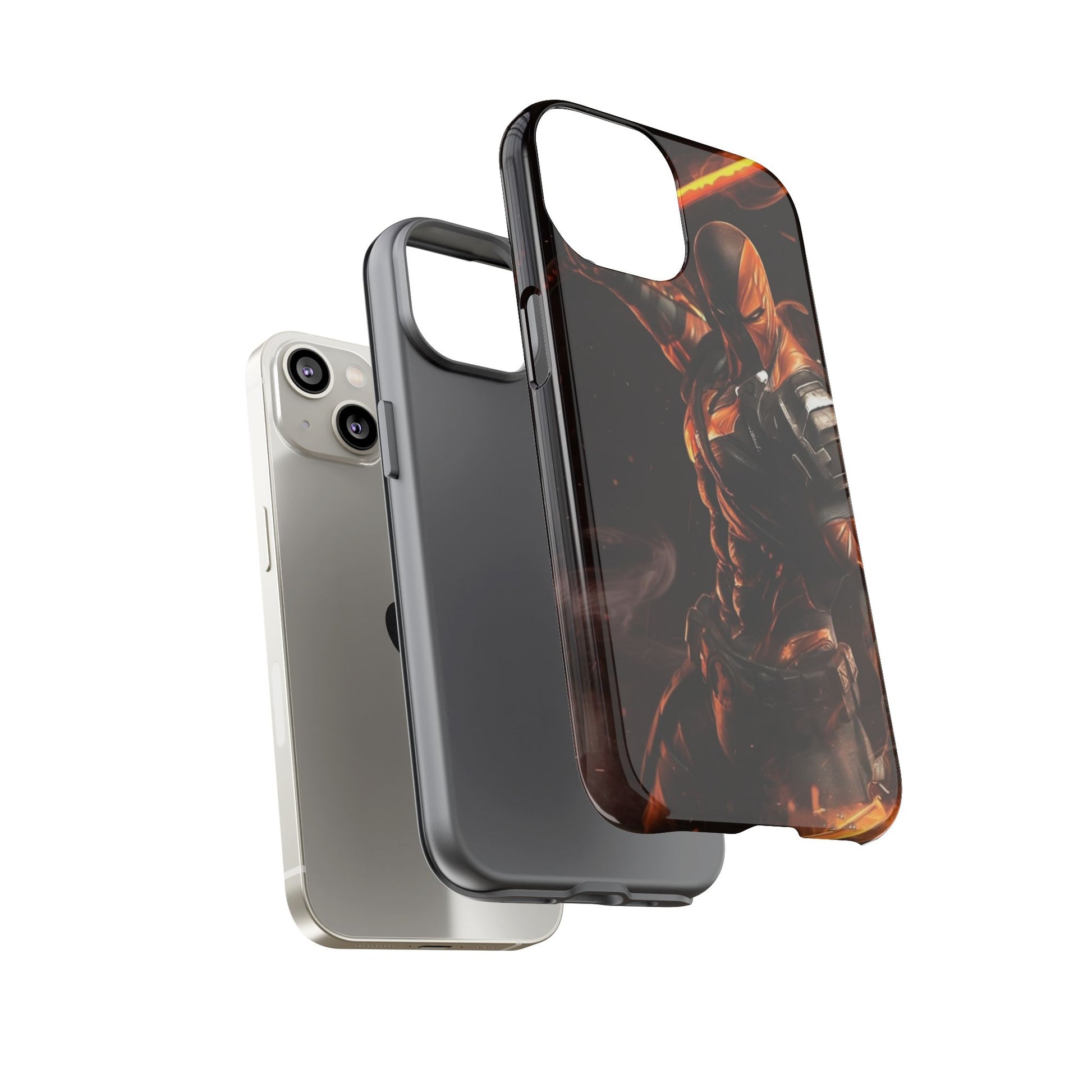 DC Comics Death Stroke Tough Cases for iPhones, Samsung, and Pixel