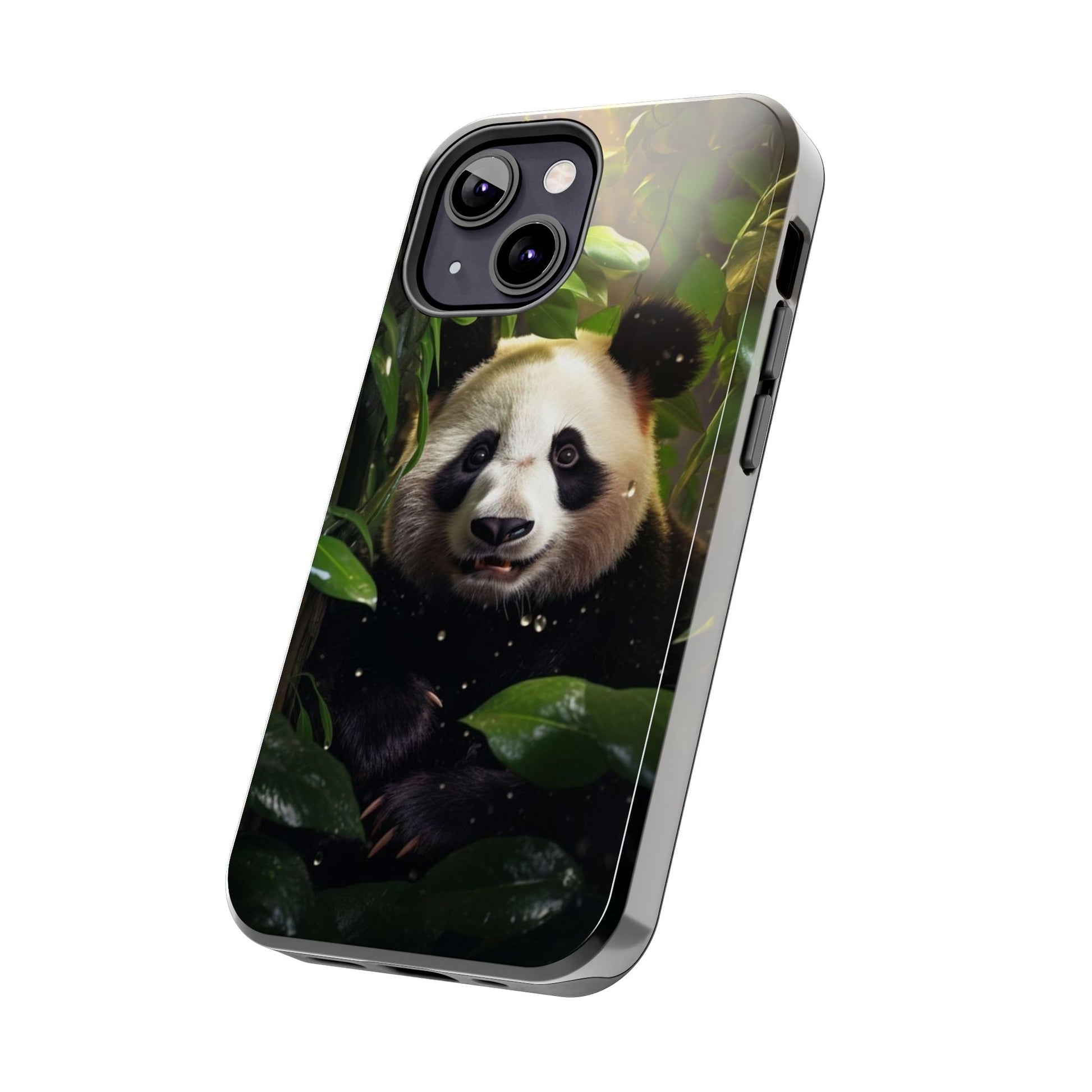 Smiling Panda Theme Phone Cases for iPhones & Samsung Phones