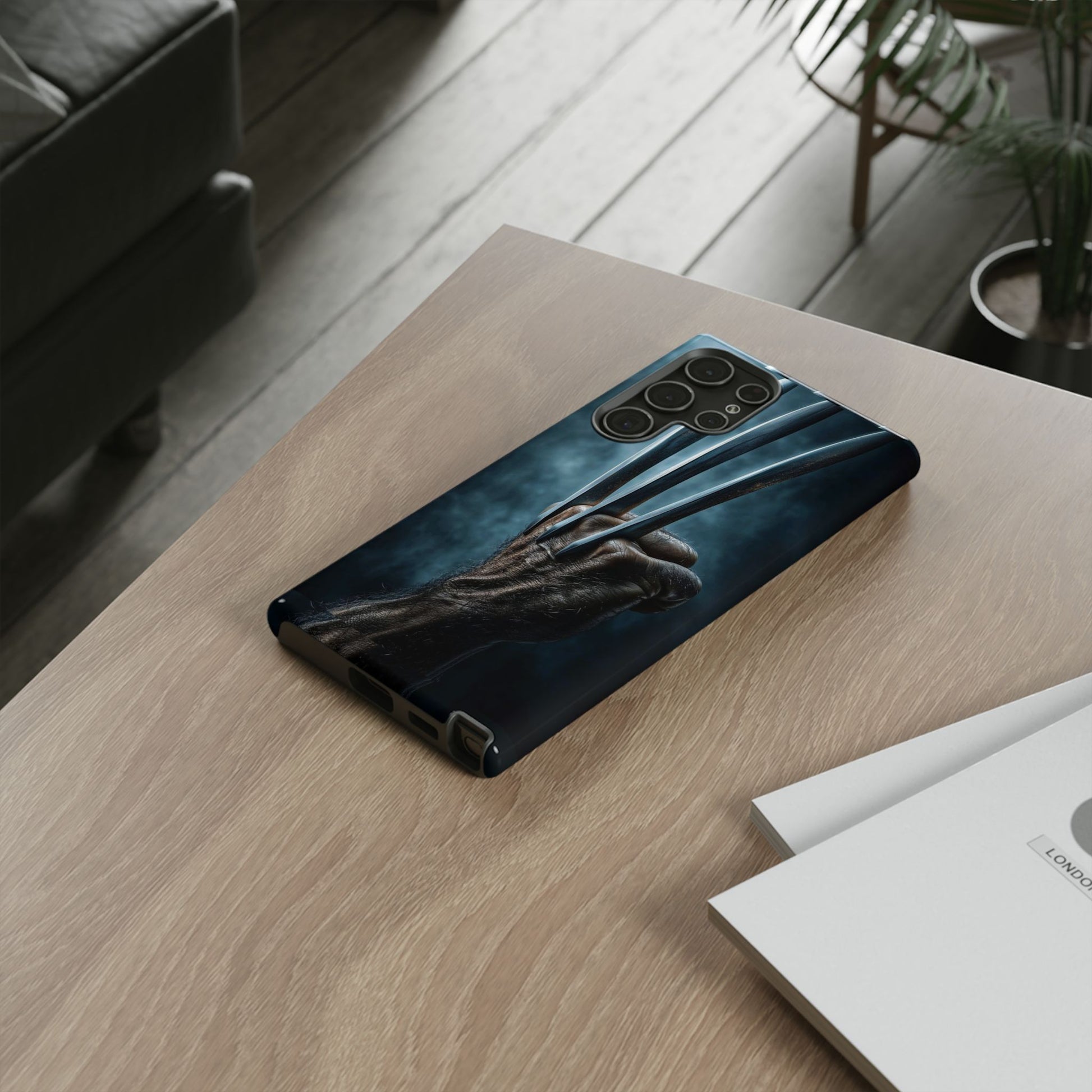 Logan's Claws Wolverine Tough Cases for iPhones, Samsung, and Pixel