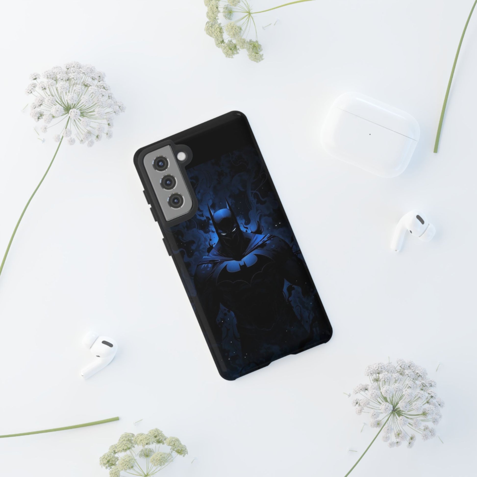 Dark Knight Batman Tough Cases for iPhones, Samsung, and Pixel