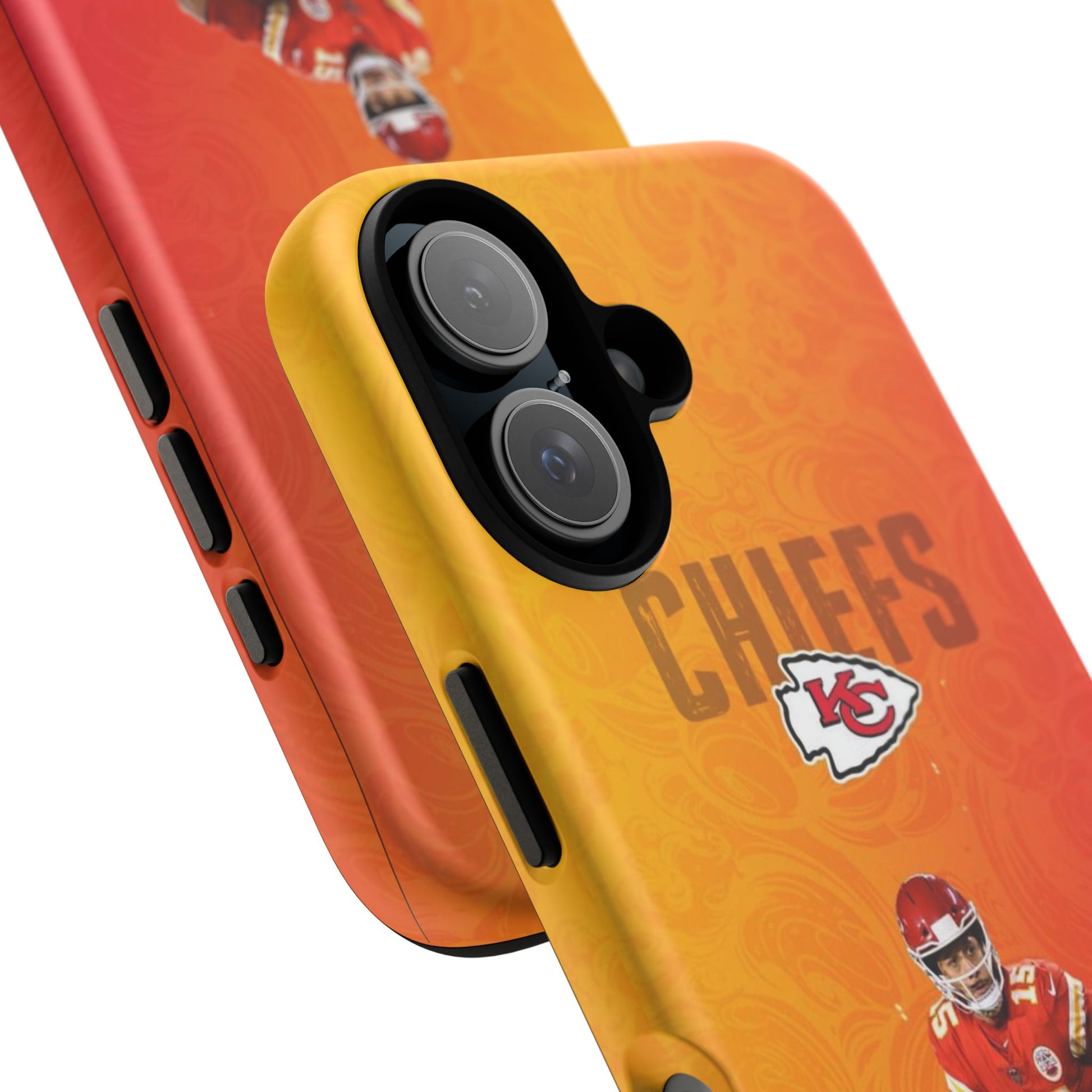 Kansas City Chiefs Patrick Mahomes Football Tough Cases for iPhones, Samsung, and Pixel