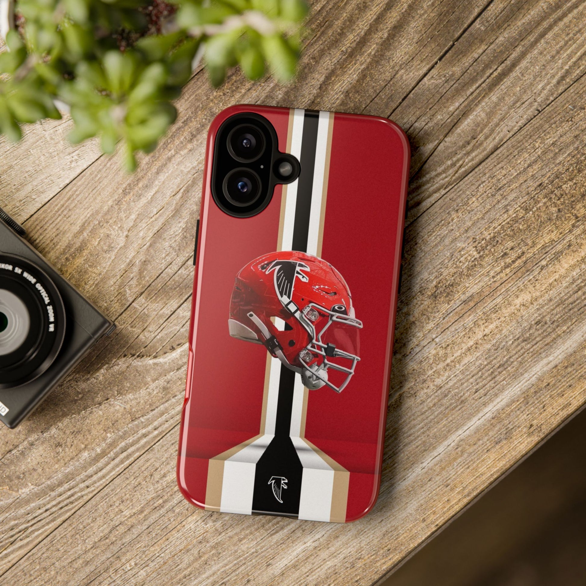 Atlanta Falcons Football Helmet Logo Tough Cases for iPhones, Samsung, and Pixel