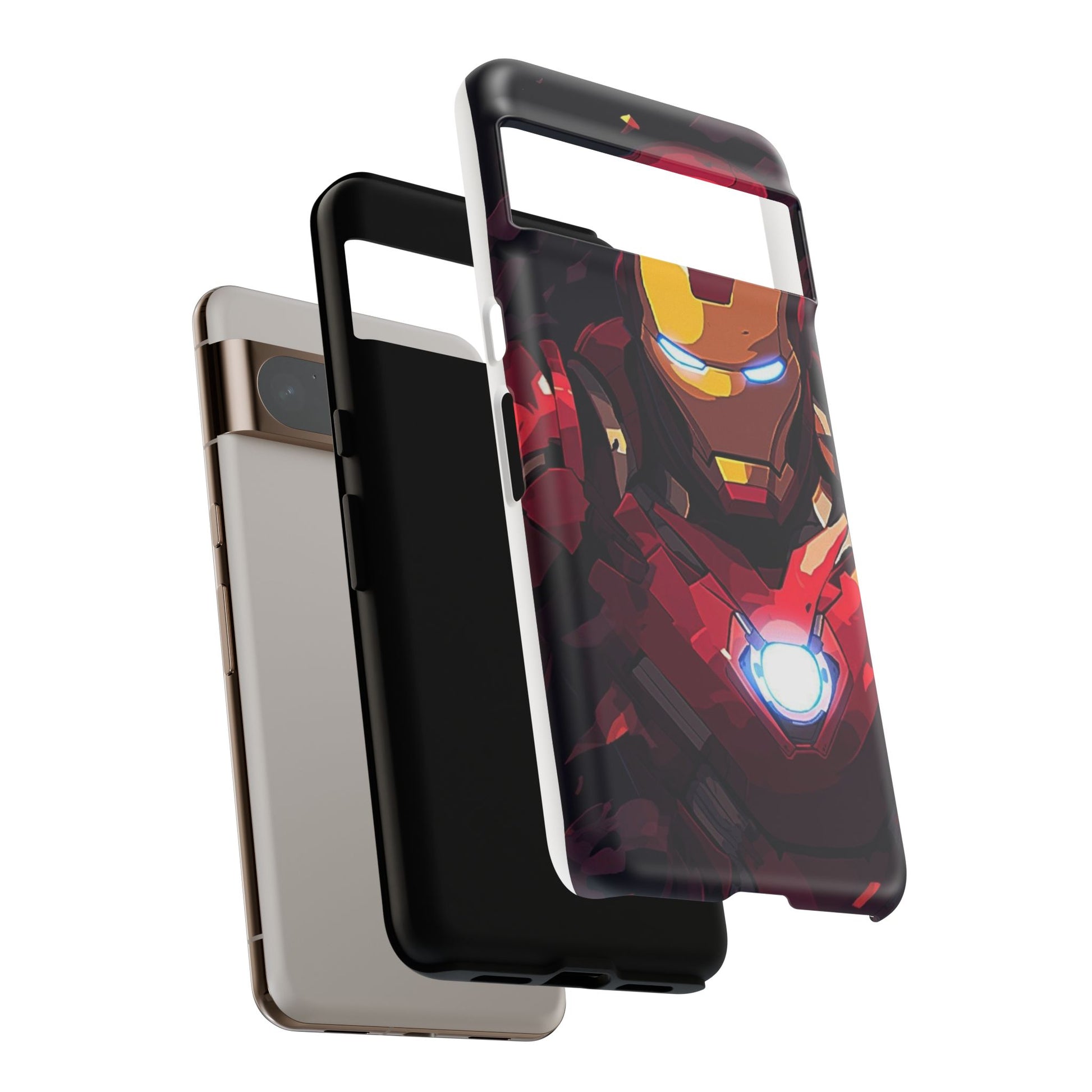 Invincible Iron Man Tough Cases for iPhones, Samsung, and Pixel