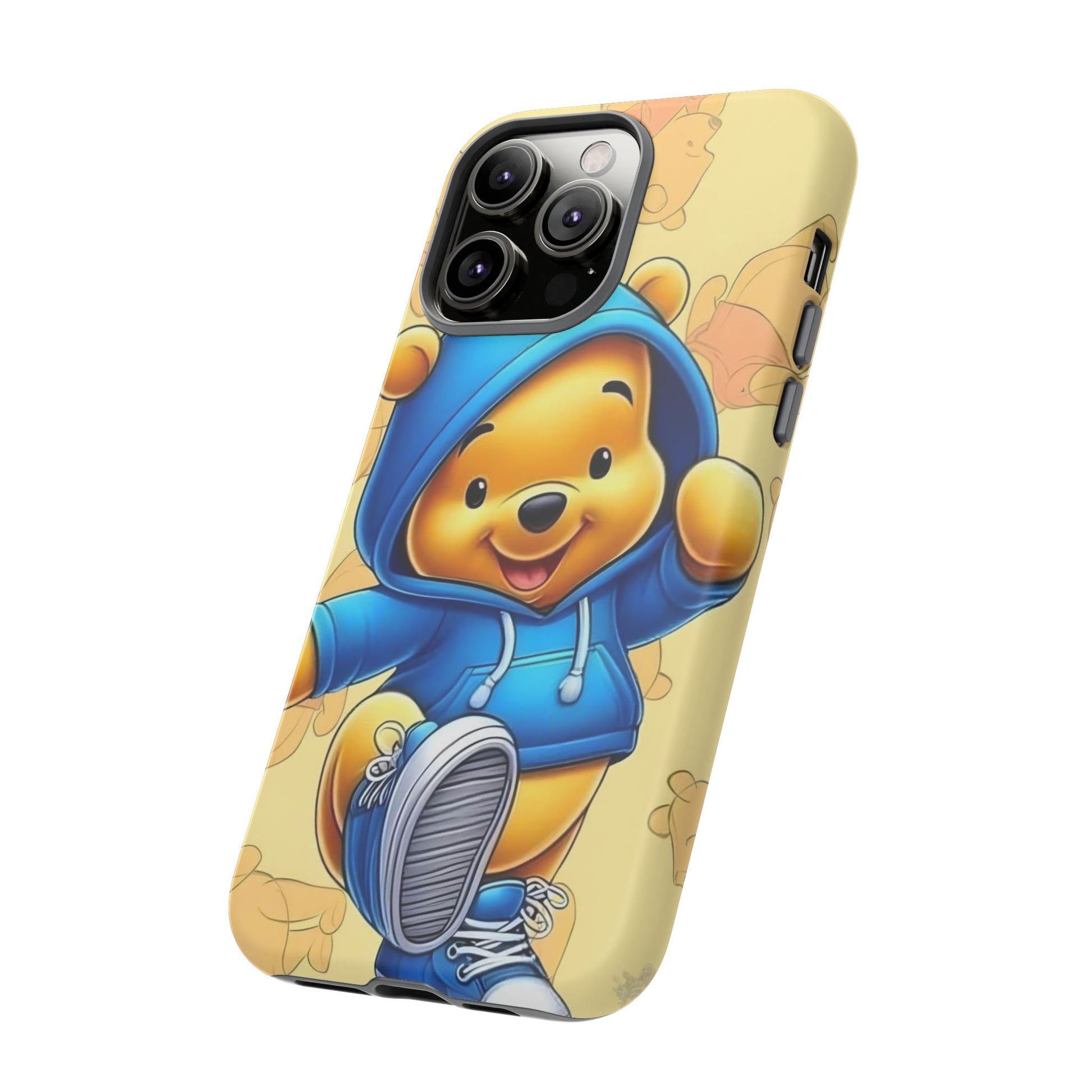 Cute Pooh Bear Phone Case, Tough Case