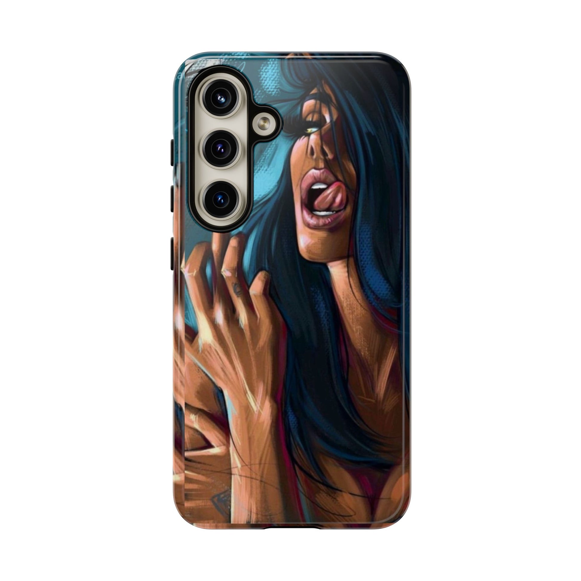 Tough Girl Theme Urban Design Cases for iPhones, Samsung, and Pixel