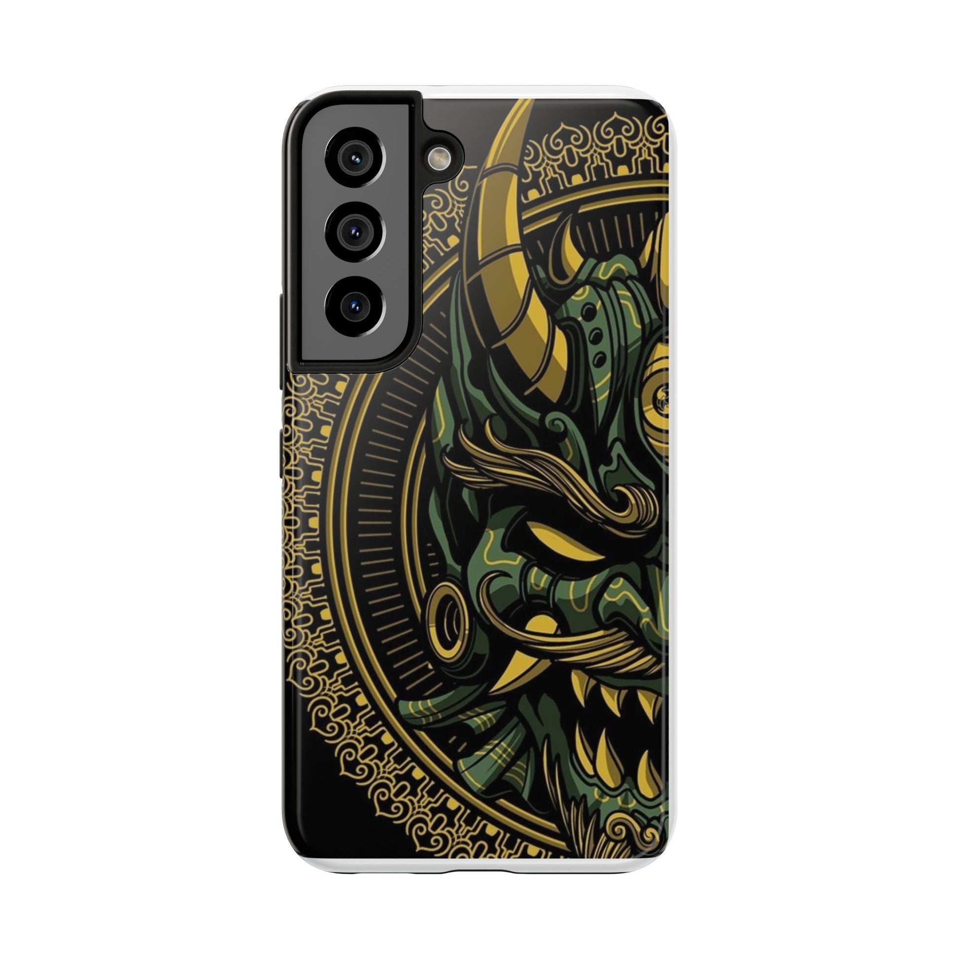 Kabuki Mask Theme Phone Cases for Iphones & Samsung Durable
