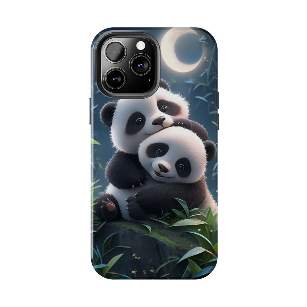 Hugging Pandas Theme Phone Cases for iPhones & Samsung Phones