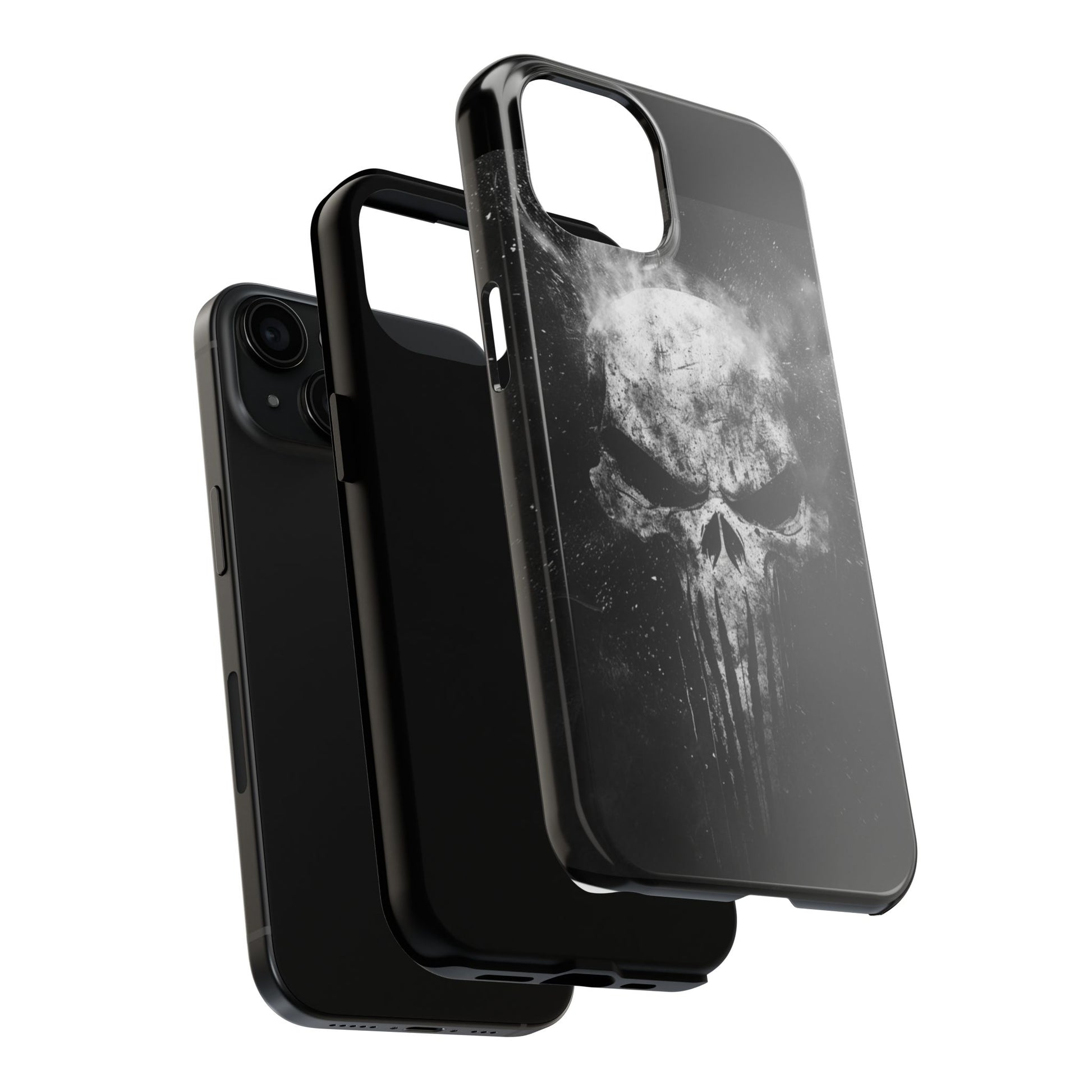Smoking Skull Theme Phone Case for iPhone & Samsung Galaxy Phones