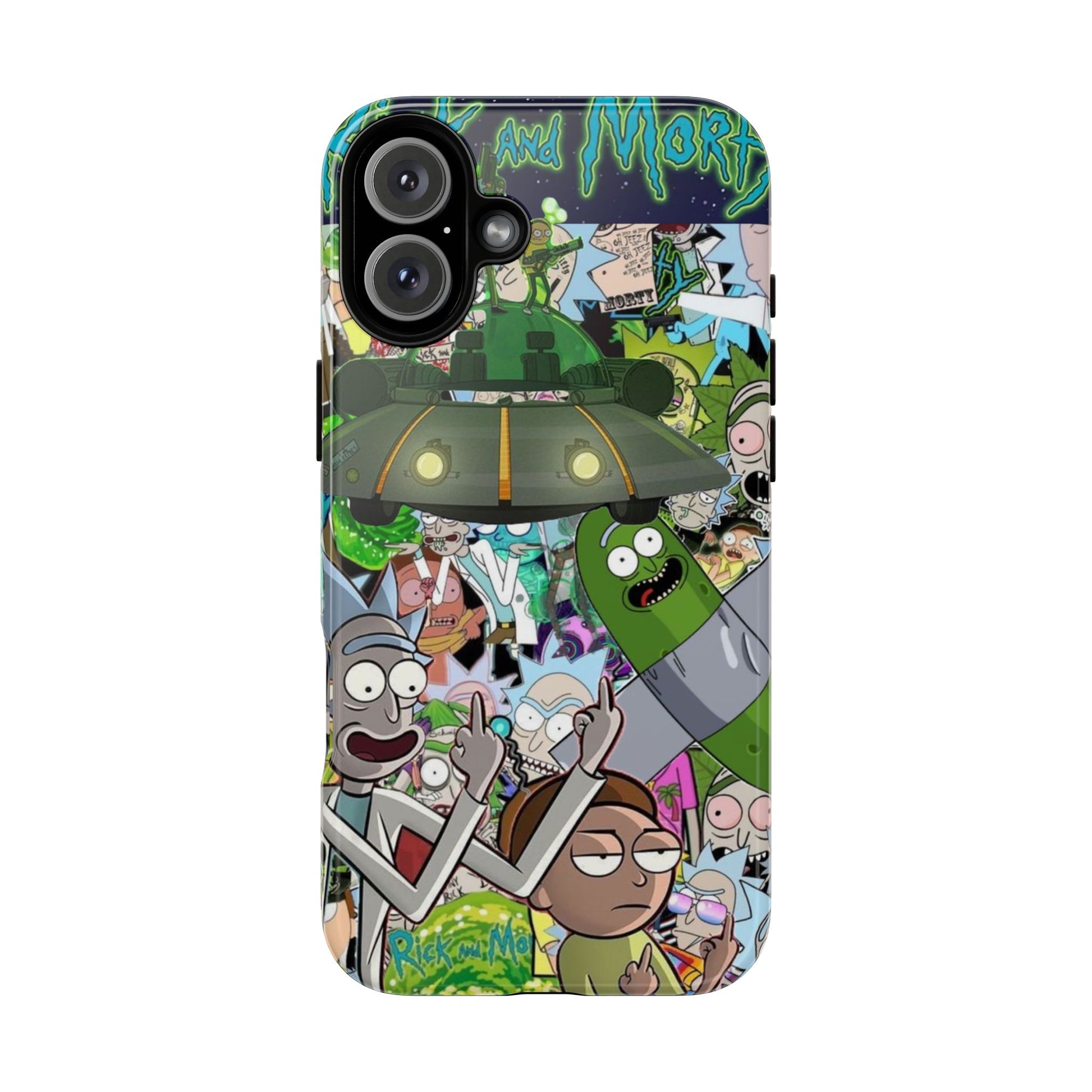 Rick and Morty Phone Case, Tough Cases for iPhones, Samsung, and Pixel