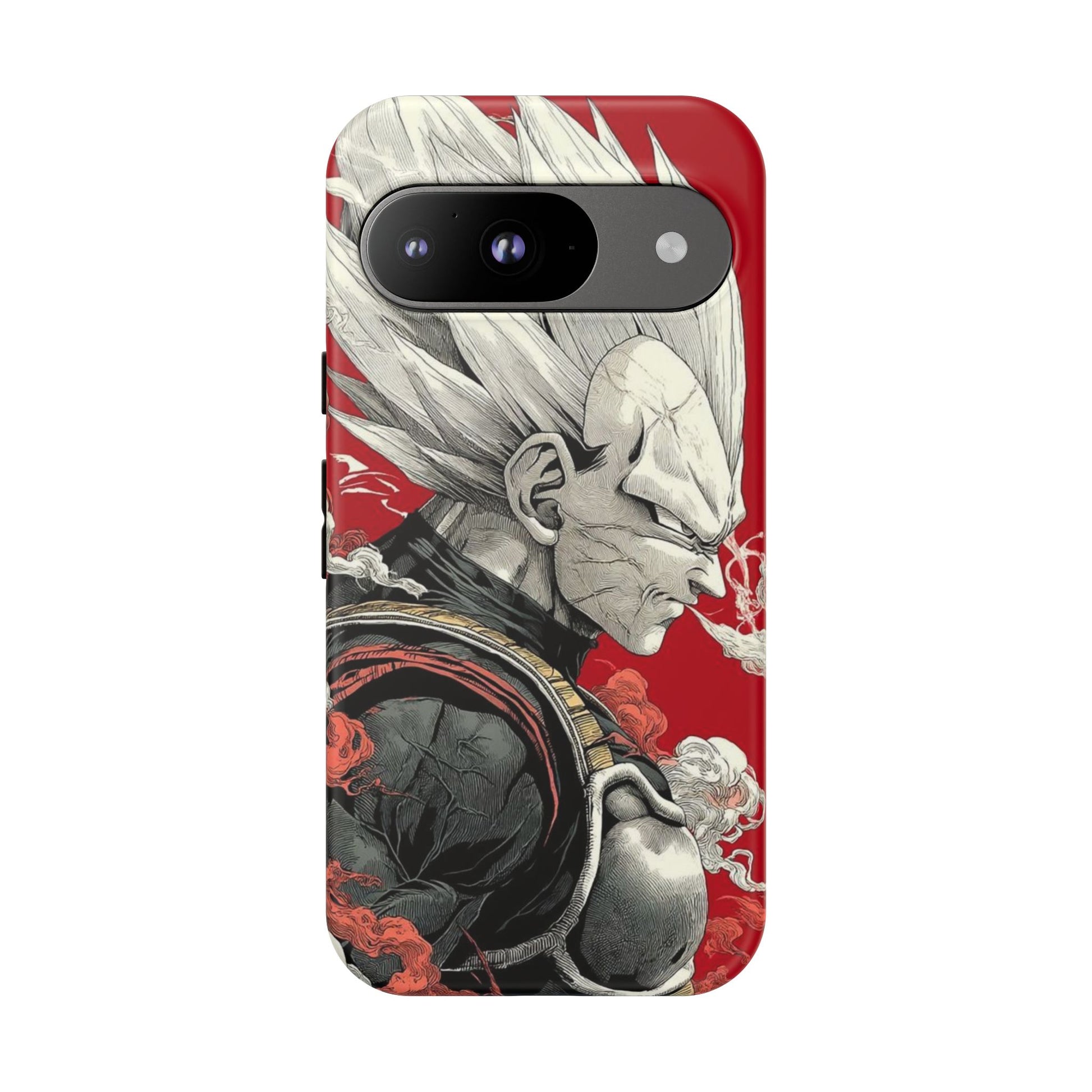 Dragon Ball Z Vegeta Anime Tough Cases for iPhones, Samsung, and Pixel