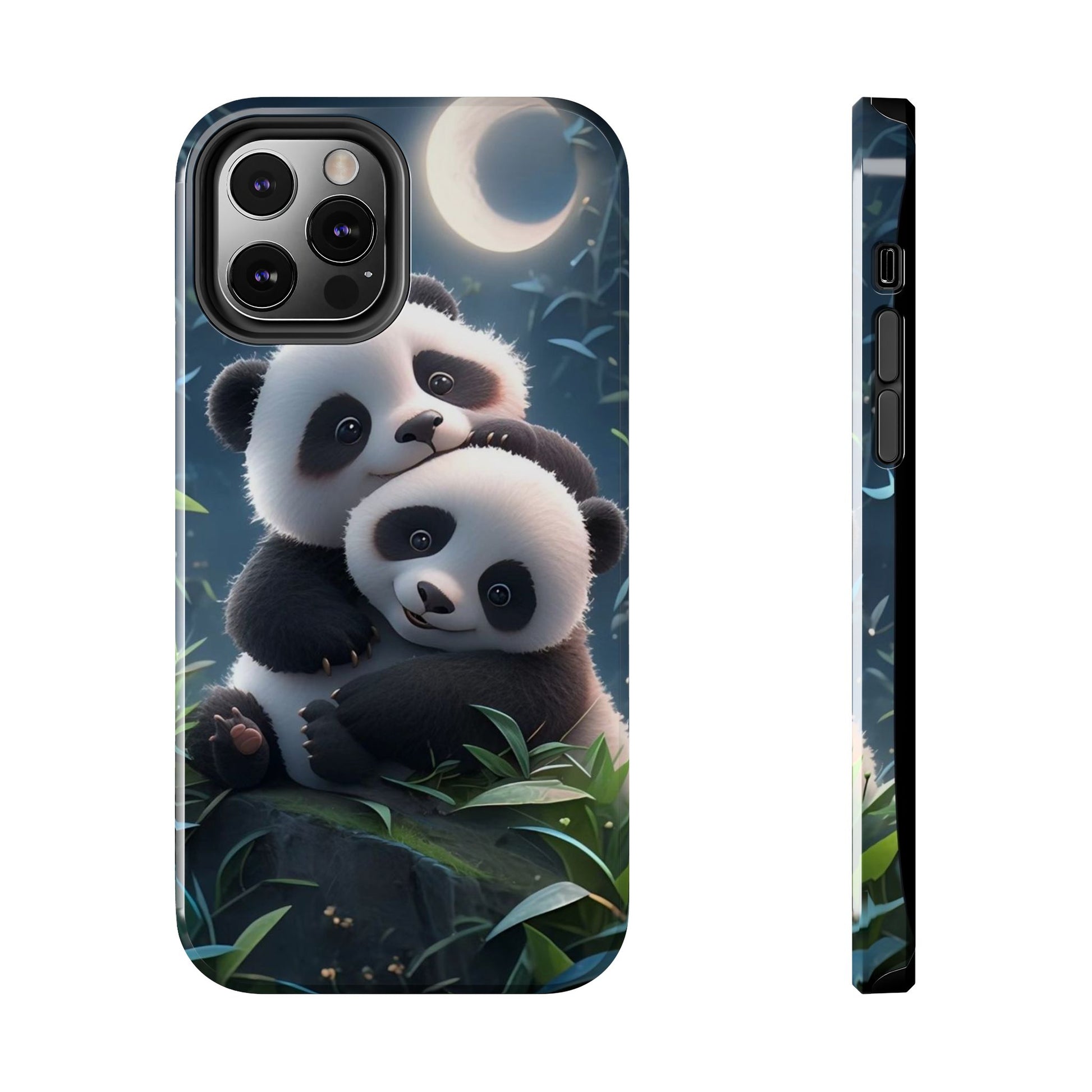 Hugging Pandas Theme Phone Cases for iPhones & Samsung Phones